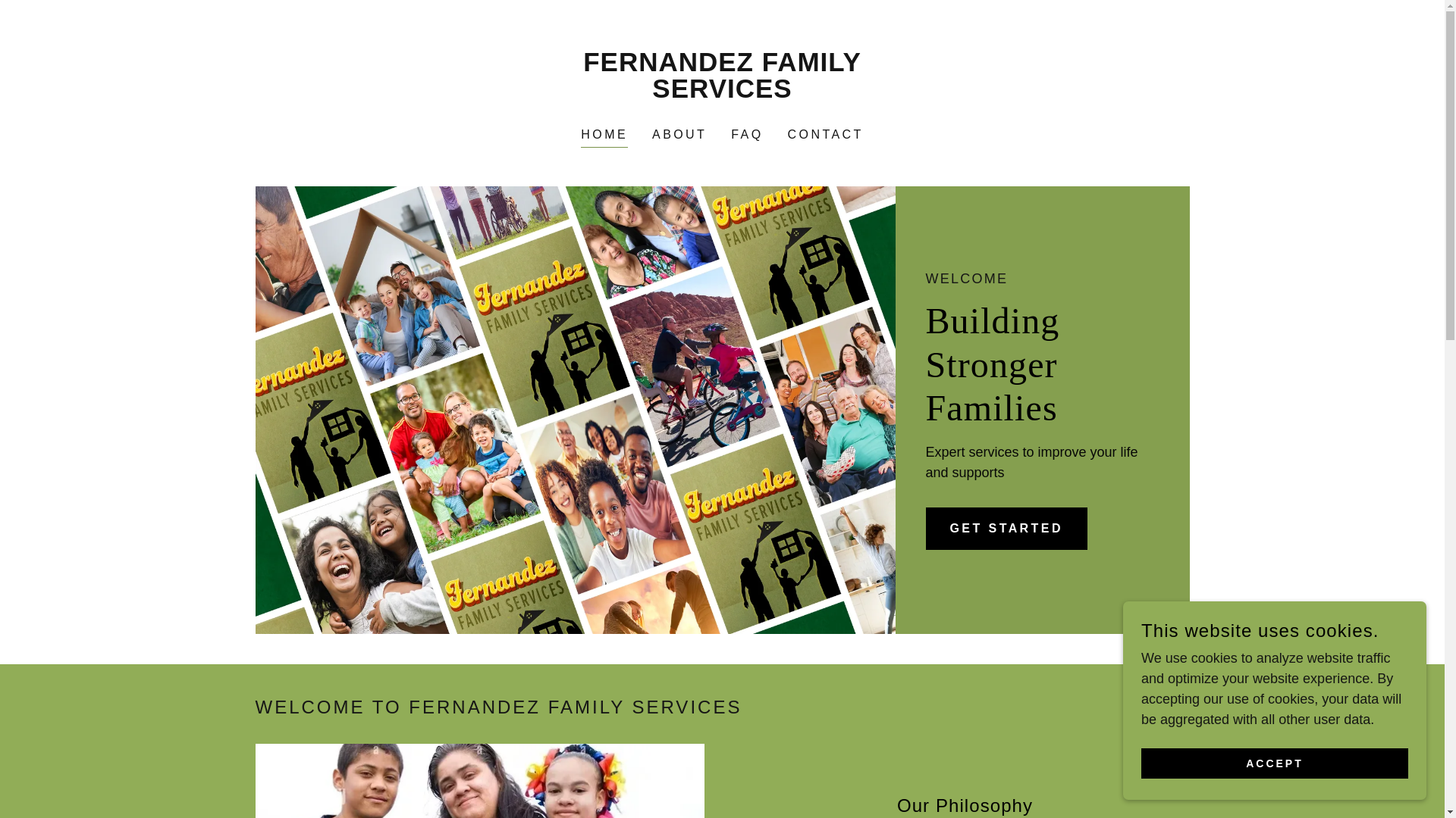 website screenshot of https://fernandezfamilyservicescfs.com/