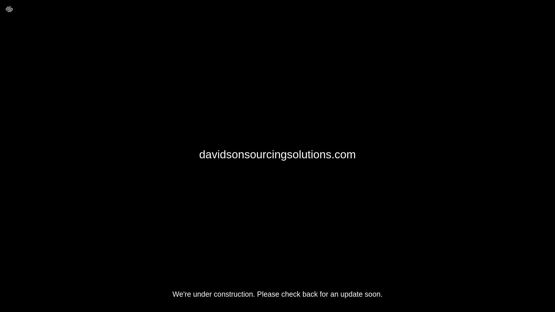 website screenshot of https://davidsonsourcingsolutions.com/