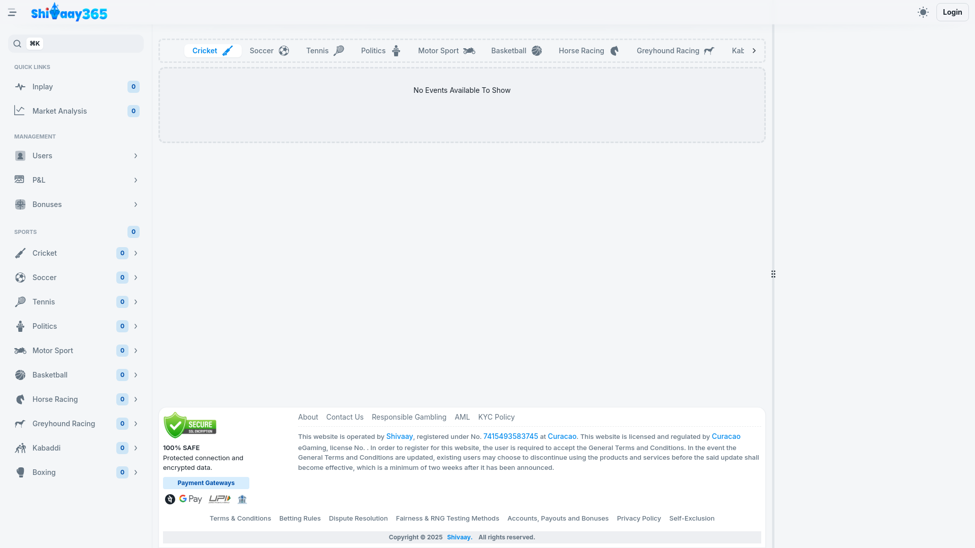 website screenshot of https://admin-shivaay365-com.pages.dev/