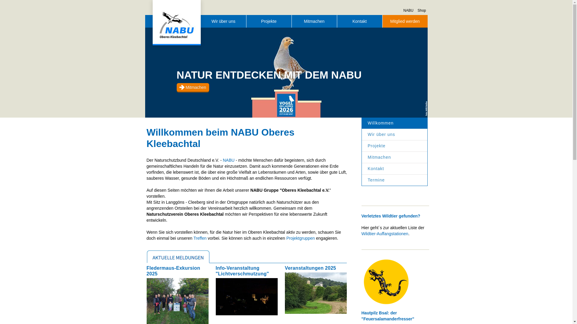 website screenshot of https://nabu-langgoens.de/