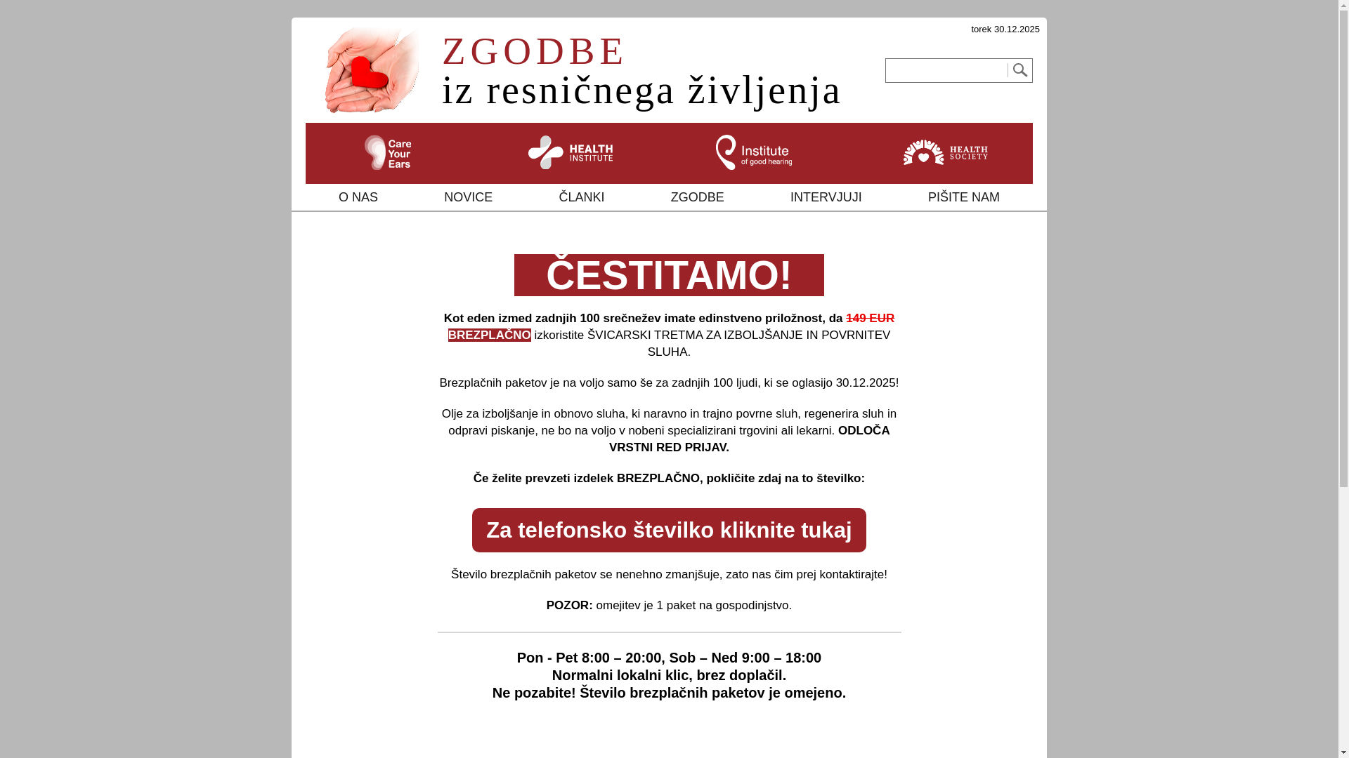 website screenshot of https://resilientlife365.org/summary.html