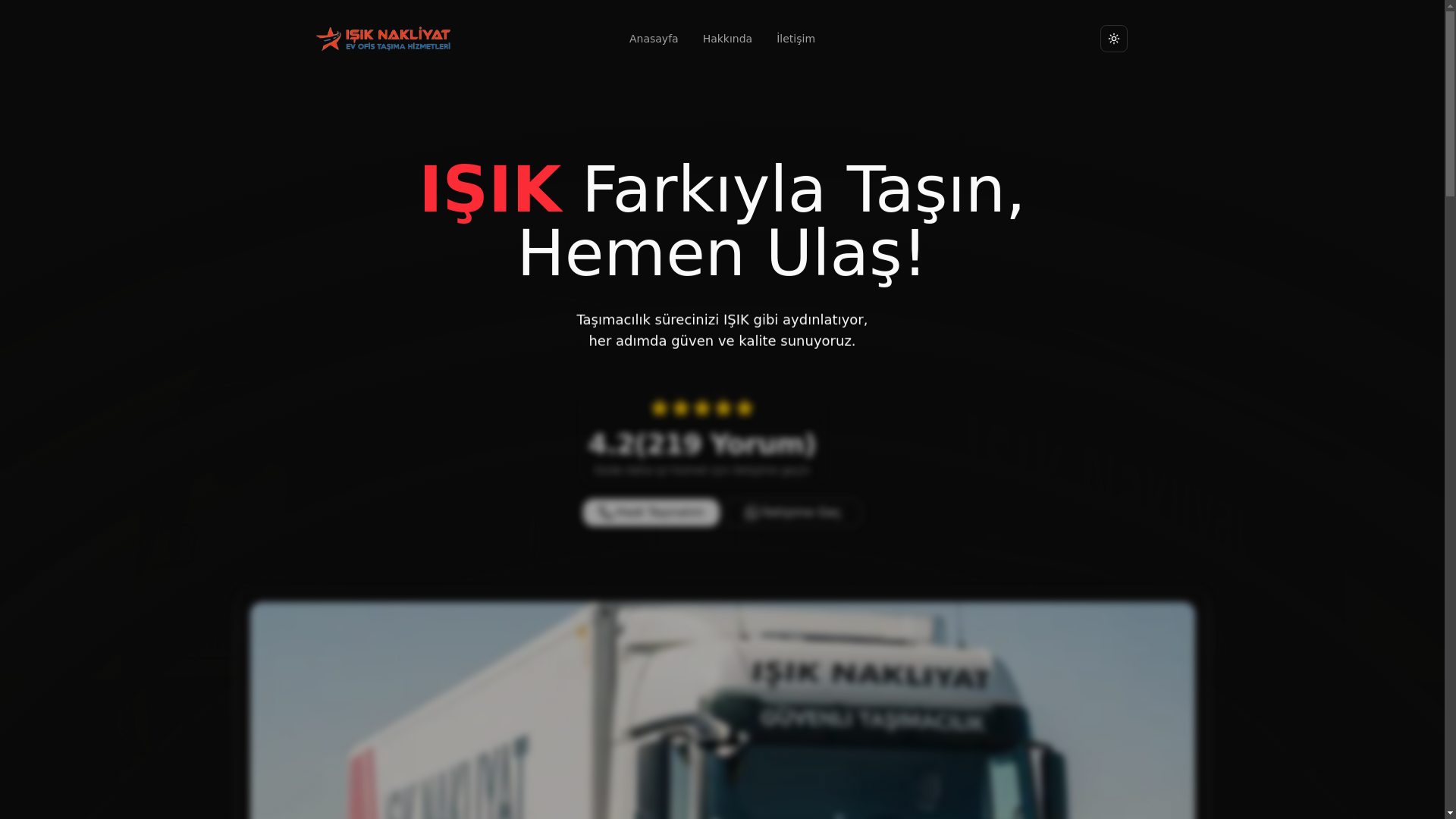 website screenshot of https://isikevdeneve.com/