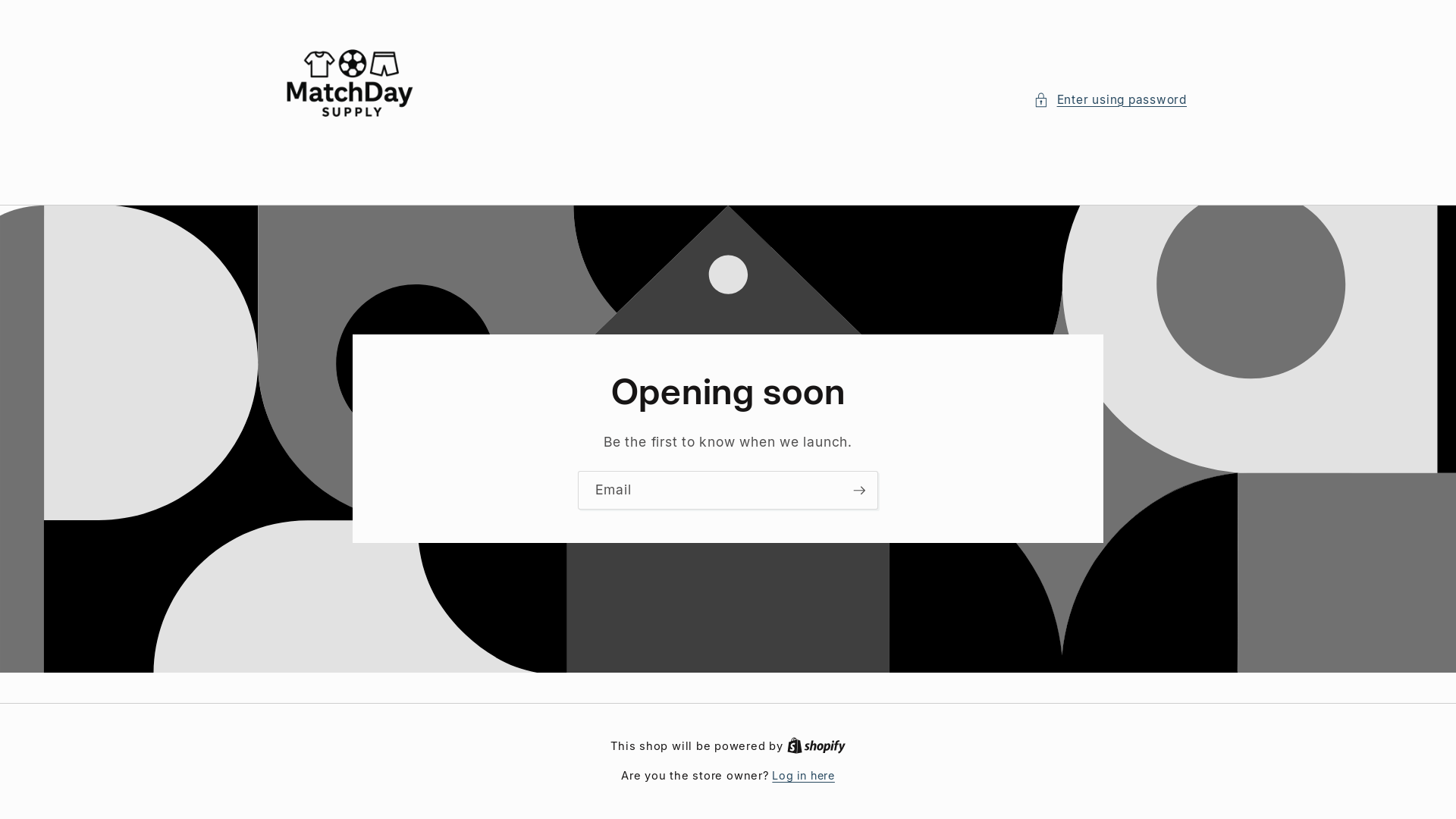 website screenshot of https://matchdaysupply.co.uk/