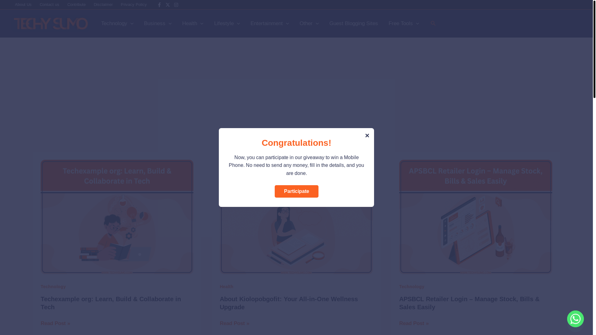 website screenshot of https://techysumo.com/