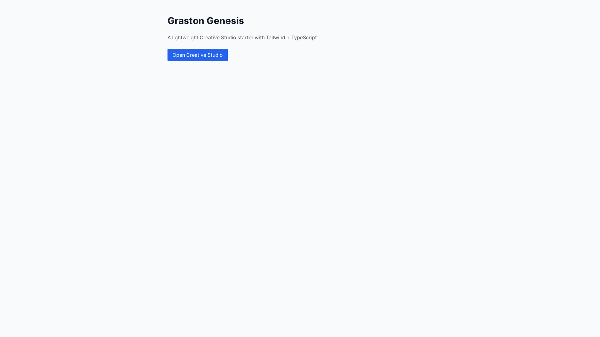 website screenshot of https://graston-genesis.pages.dev/