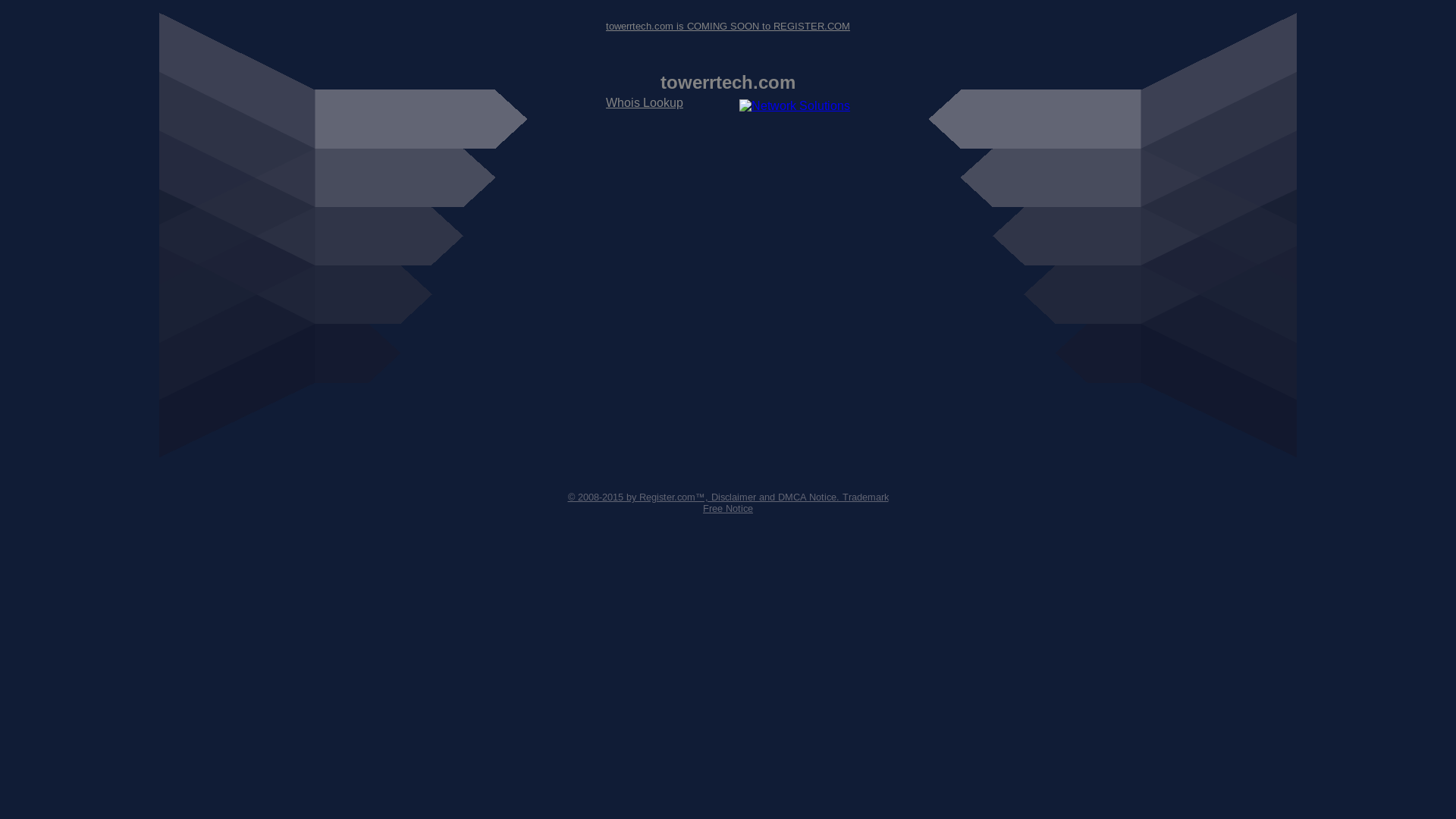 website screenshot of https://towerrtech.com/