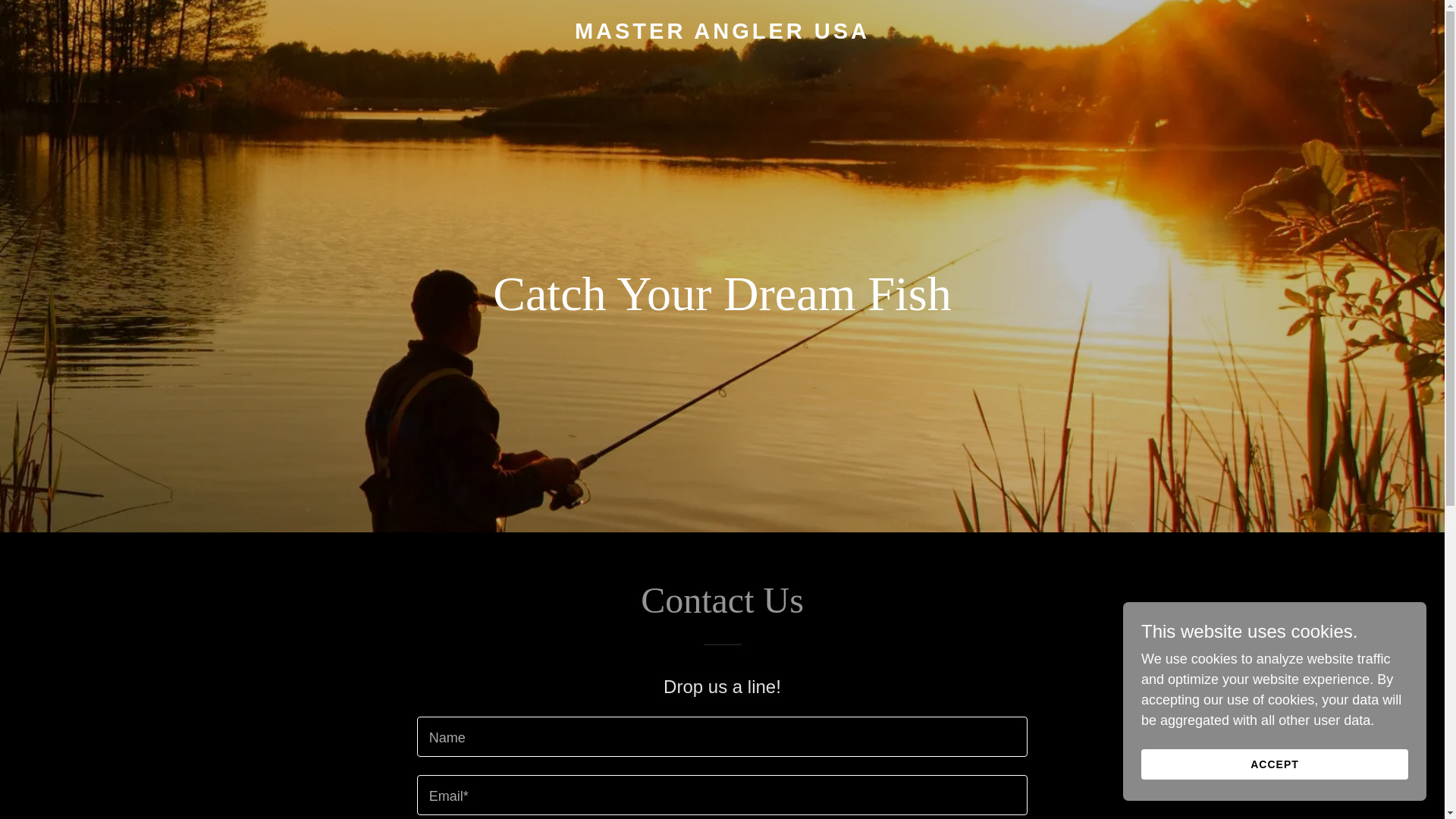 website screenshot of https://masteranglerusa.com/