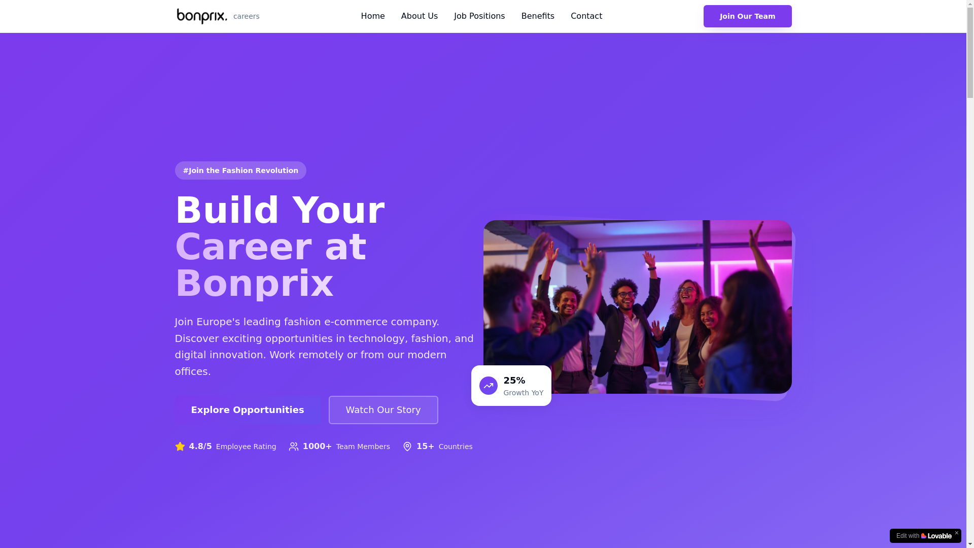 website screenshot of https://bonprix-careers.com/