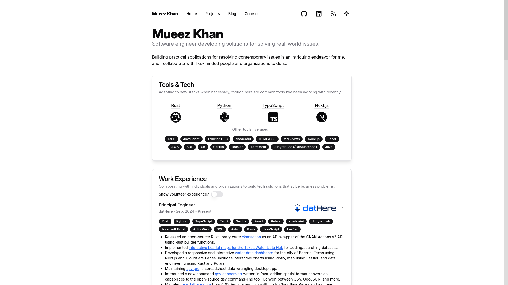 website screenshot of https://mueezkhan-com.pages.dev/