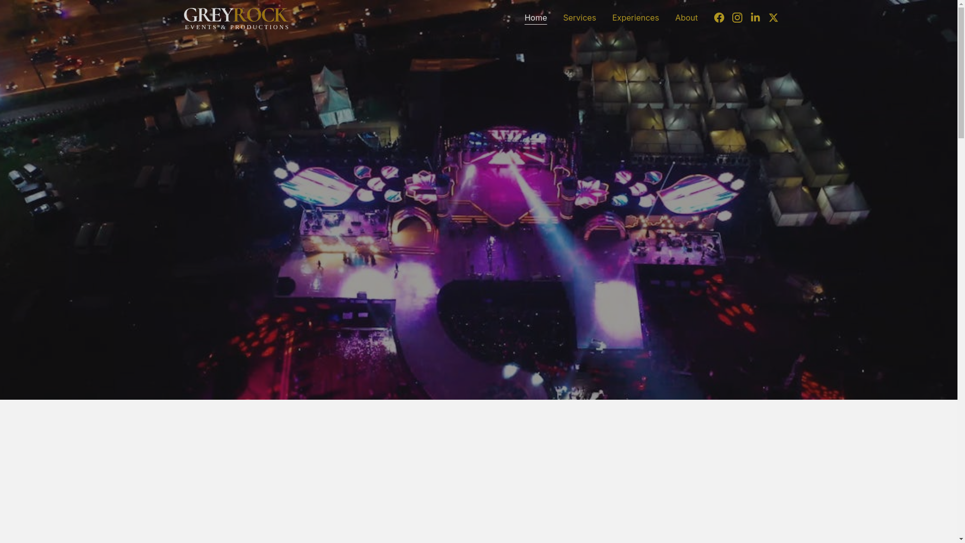 website screenshot of https://greyrockworld.com/