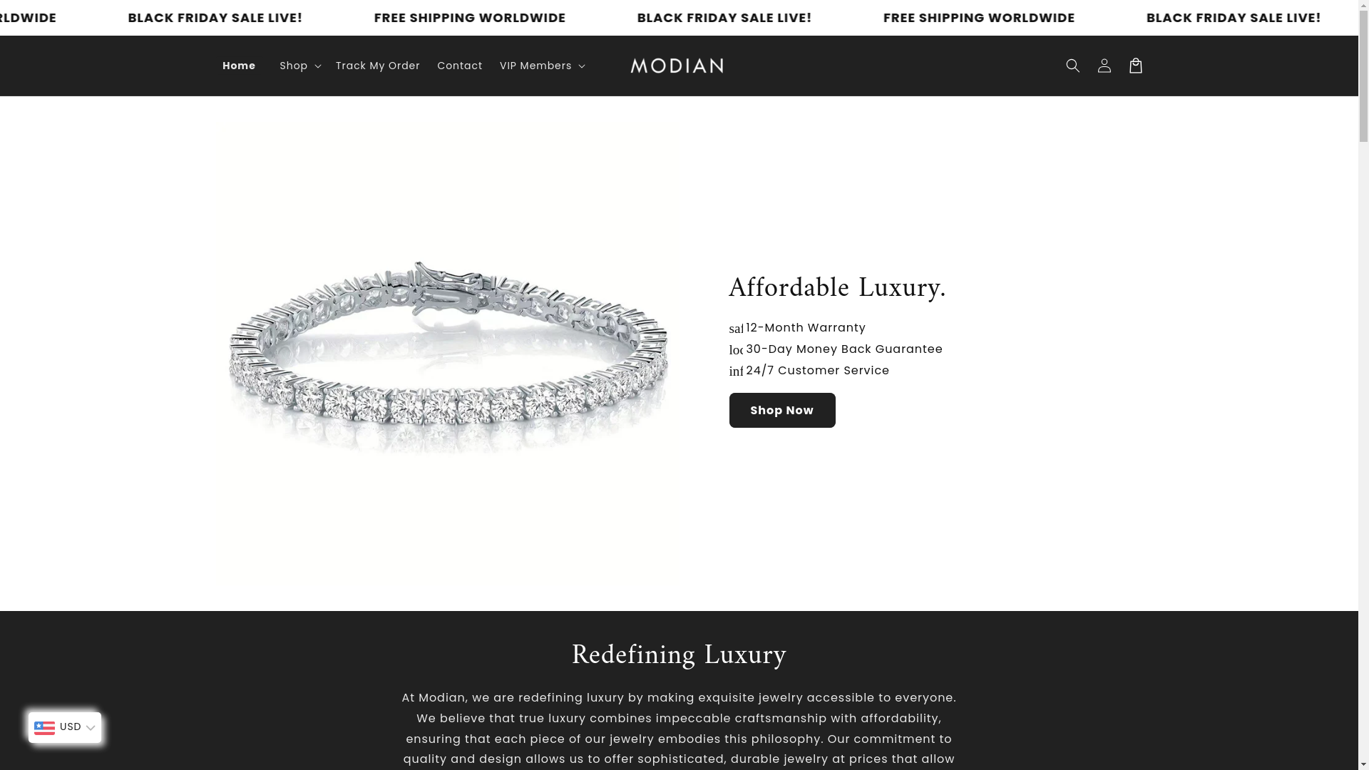 website screenshot of https://modian.co/