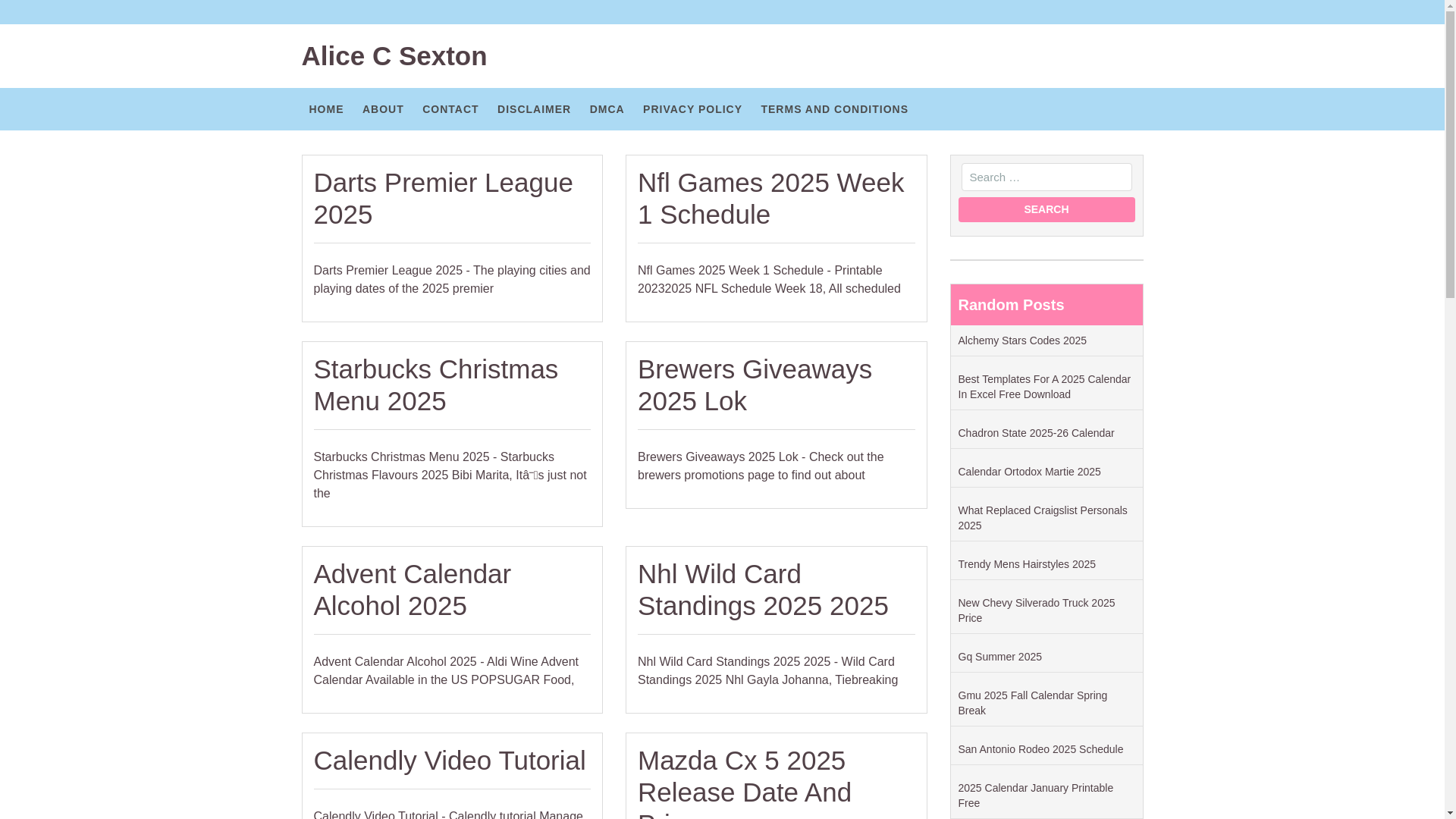 website screenshot of https://alicecsexton.pages.dev/