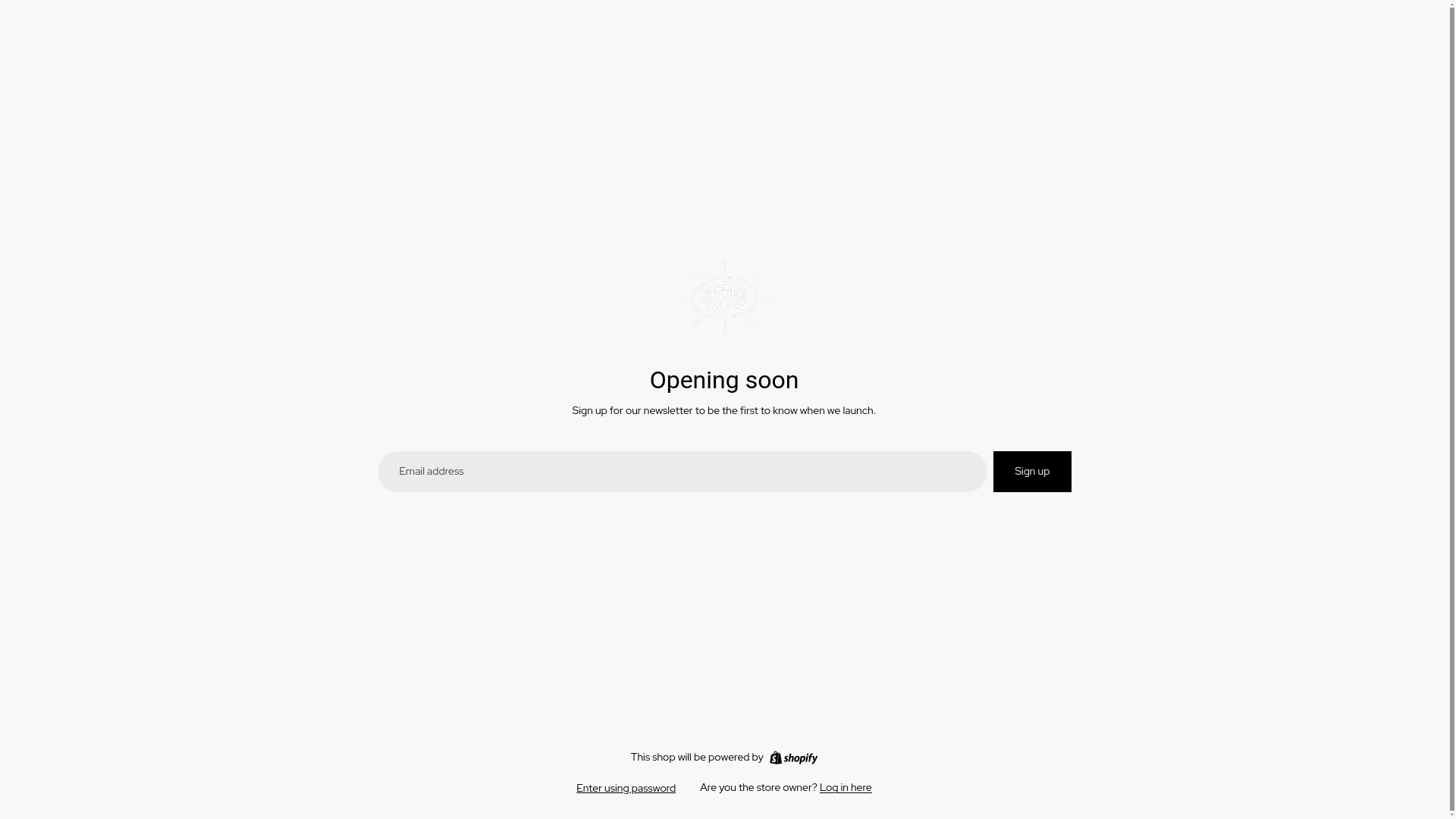 website screenshot of https://coffeecircuschina.com/