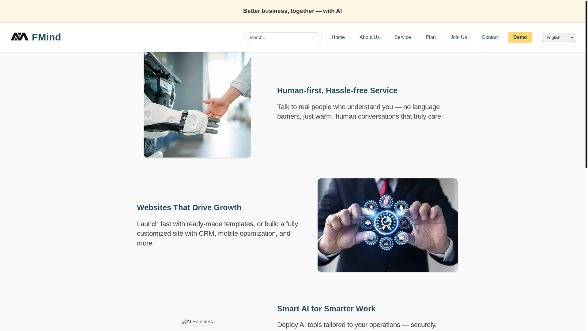 website screenshot of https://fmindwebtest.pages.dev/