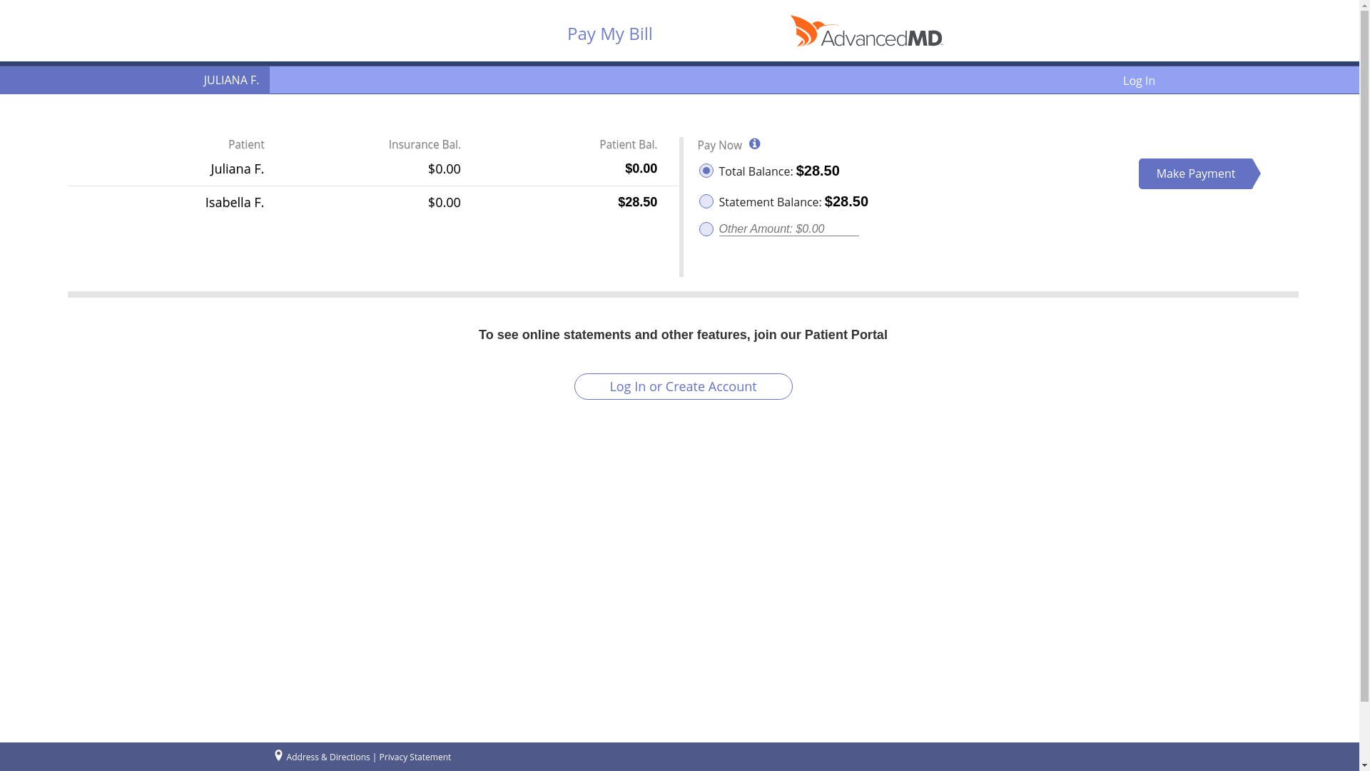 website screenshot of https://advmd.co/P5HYEZRq