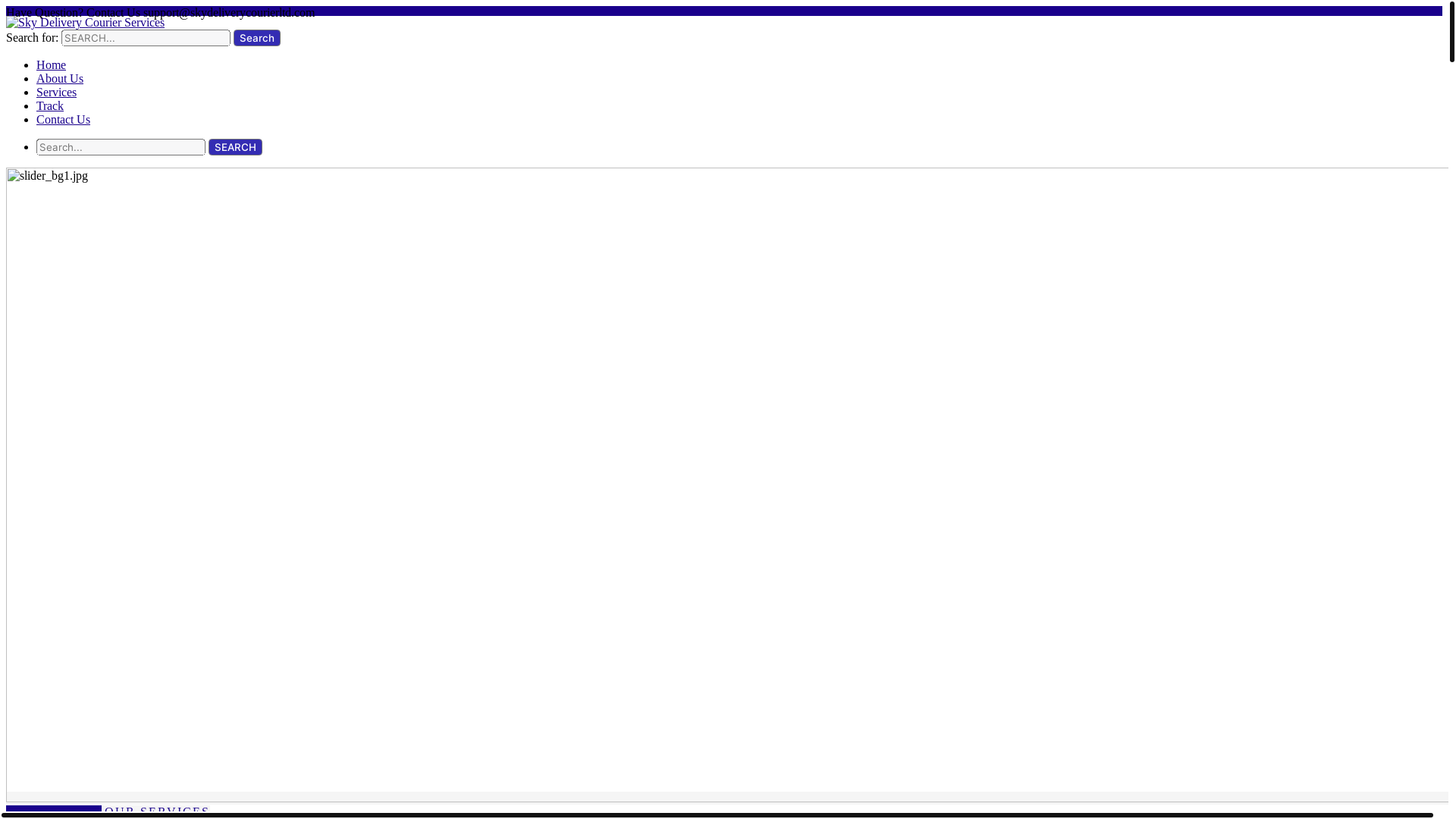 website screenshot of https://skydelivery-courierltd.com/