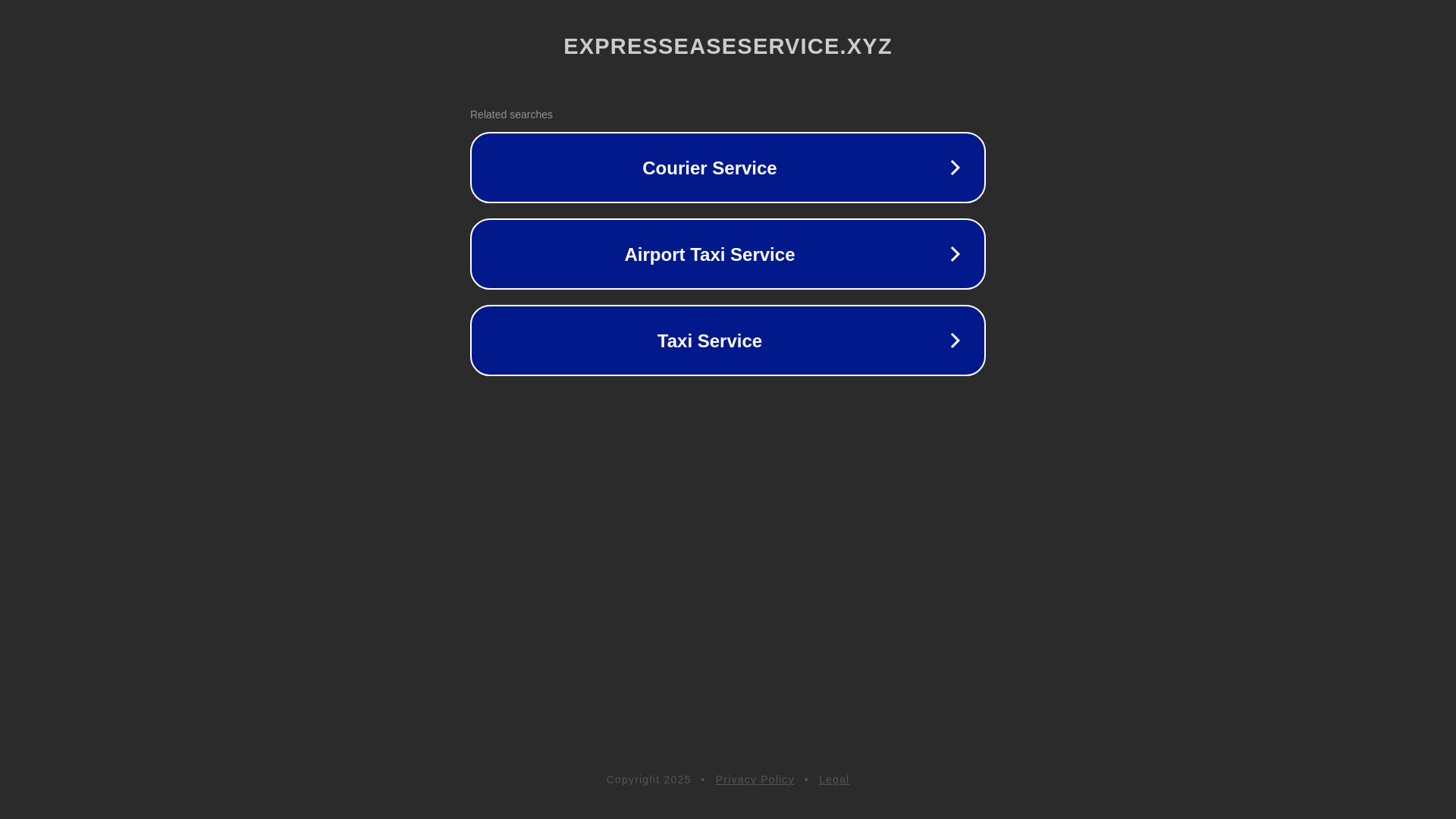 website screenshot of https://expresseaseservice.xyz/