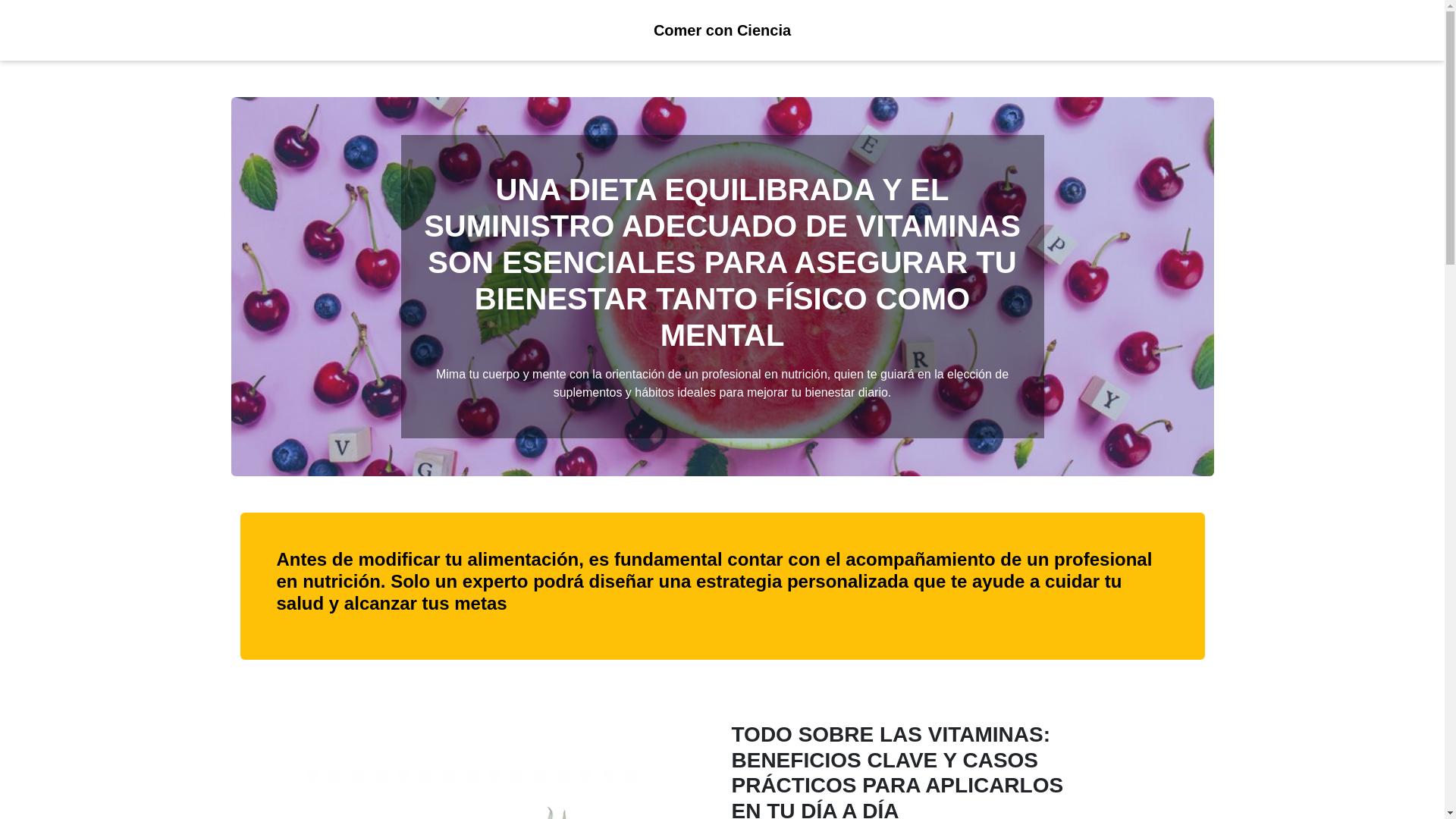 website screenshot of https://comerconcienciaz.com/