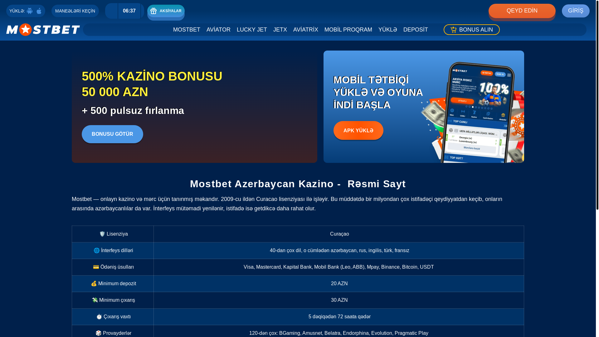 website screenshot of https://mostbetxo.ru/