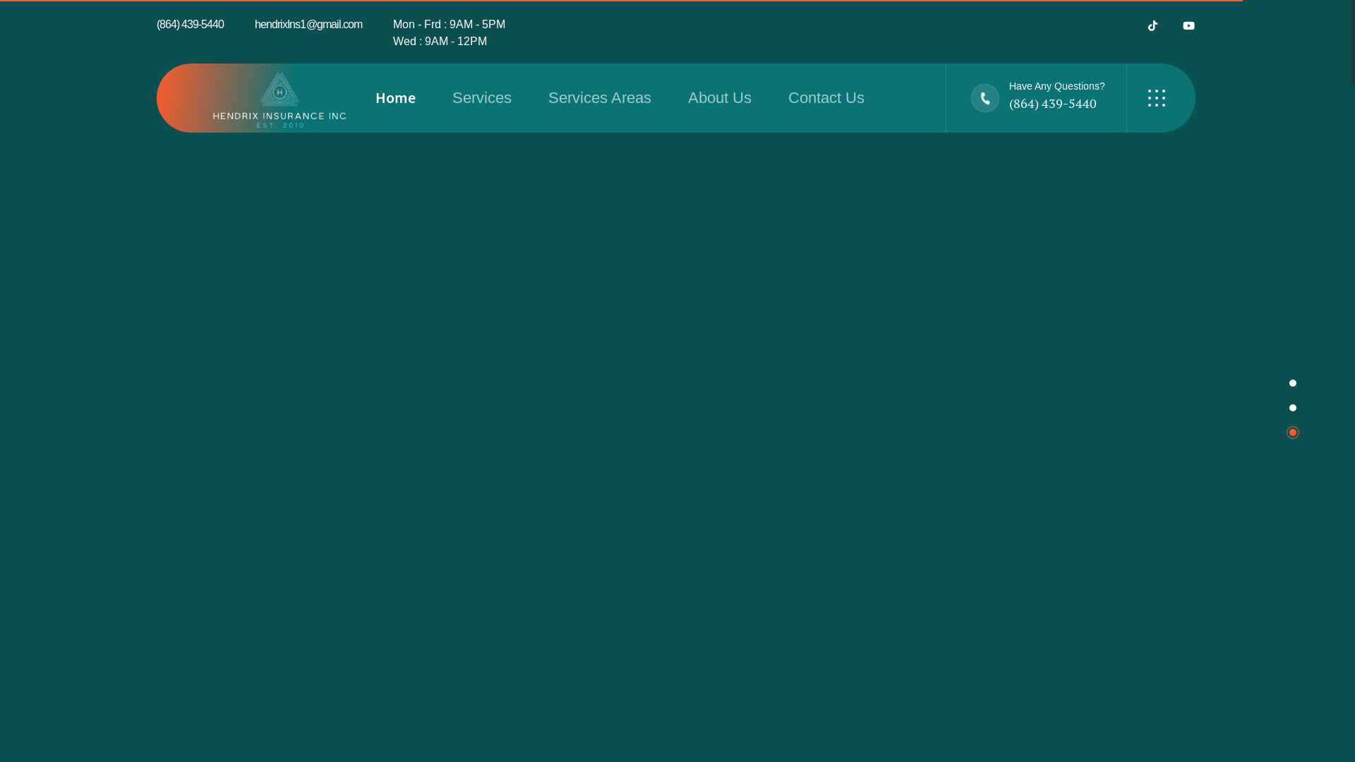 website screenshot of https://usehendrixinsuranceio.com/
