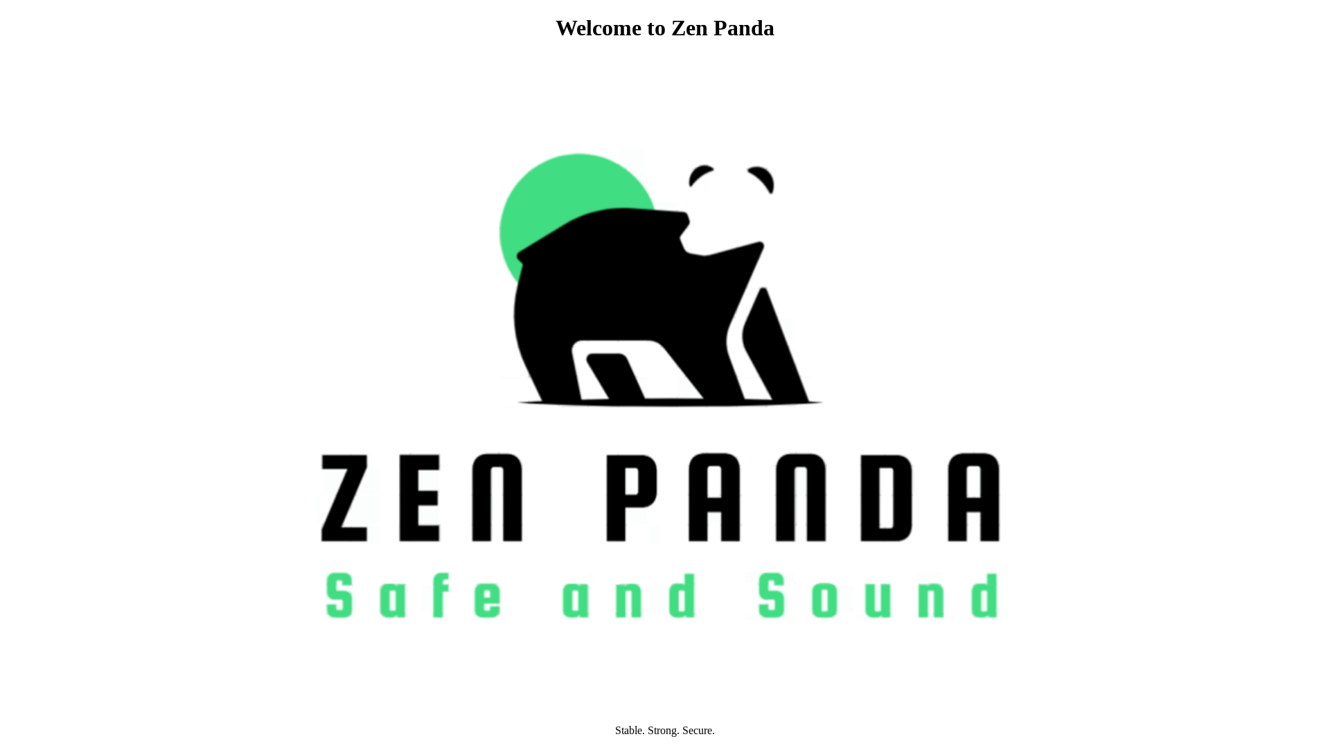website screenshot of https://zen-panda.pages.dev/