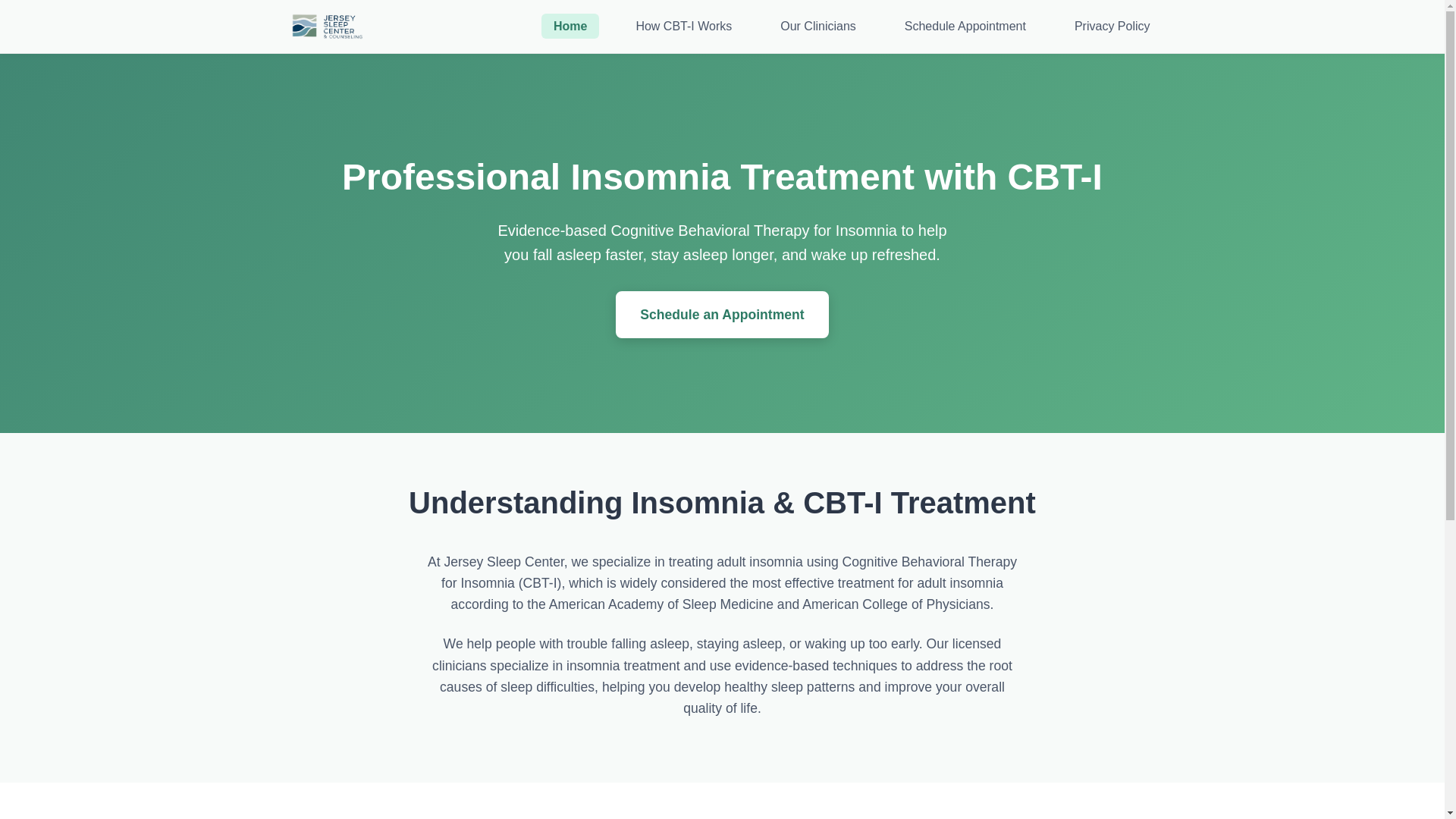 website screenshot of https://jerseysleepcenter.pages.dev/