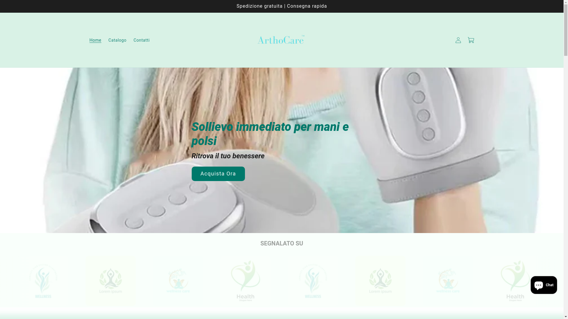 website screenshot of https://arthocare.shop/