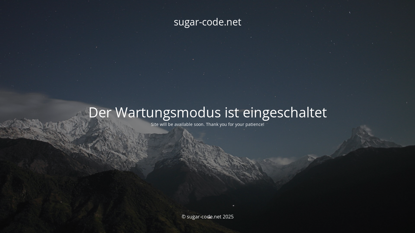 website screenshot of https://sugar-code.net/