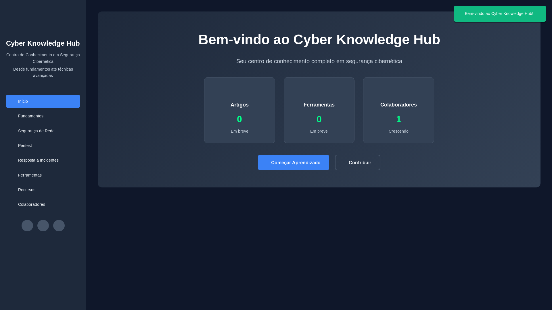 website screenshot of https://cyber-knowledge-hub.pages.dev/