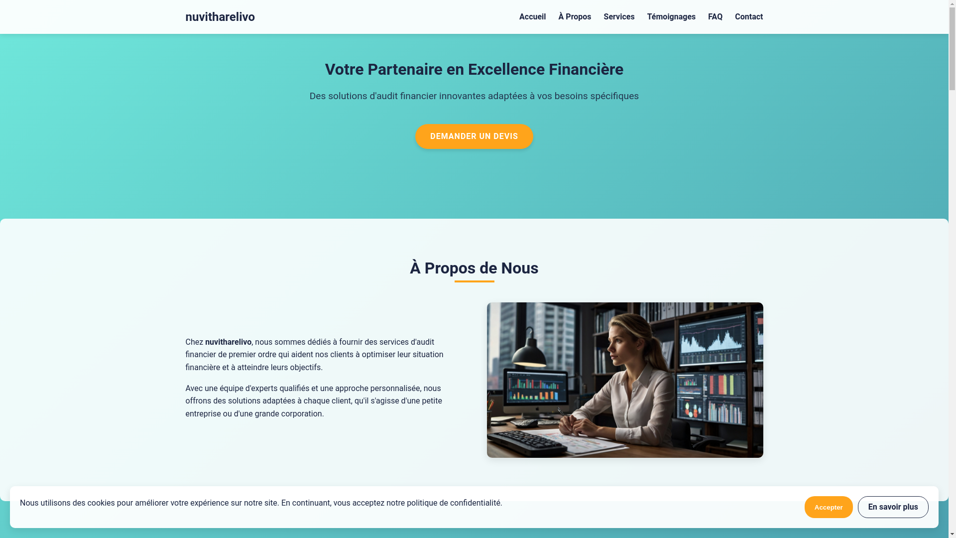 website screenshot of https://nuvitharelivo.com/