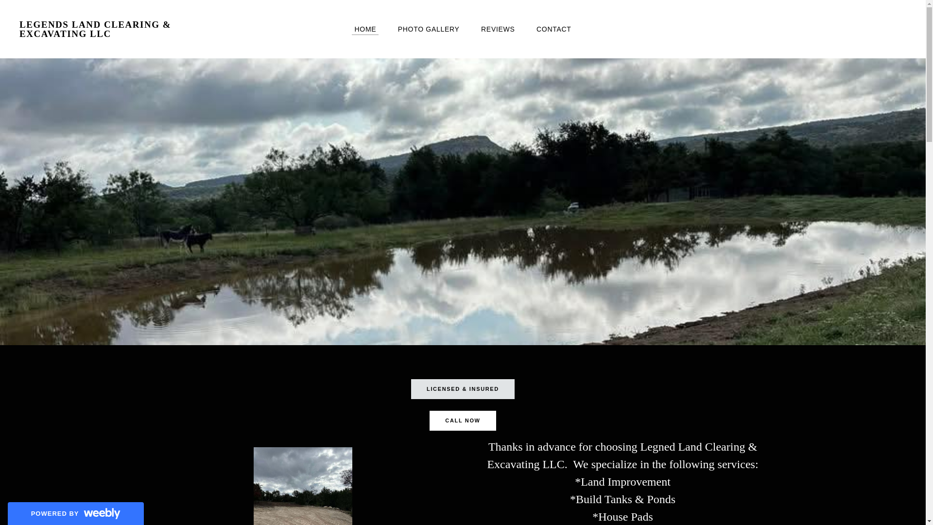 website screenshot of https://legendslandclearingllc.com/