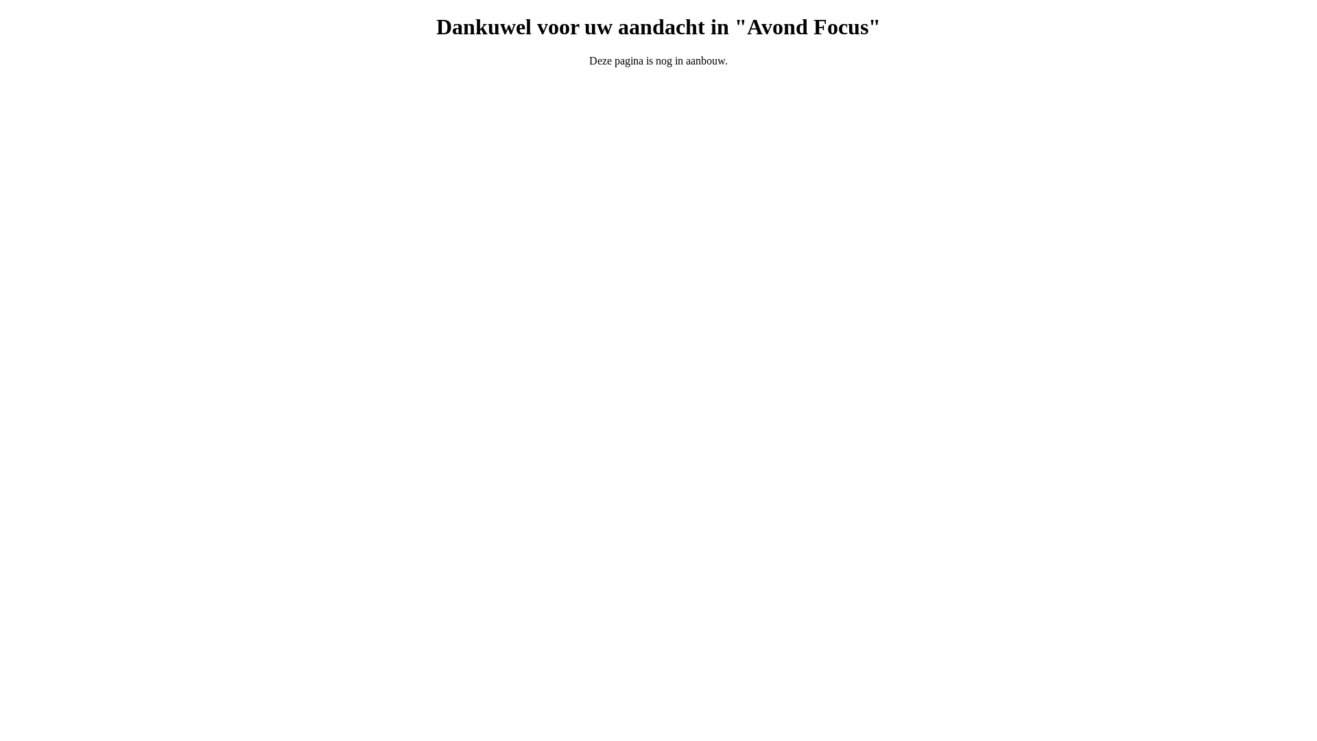 website screenshot of https://avondfocus.com/