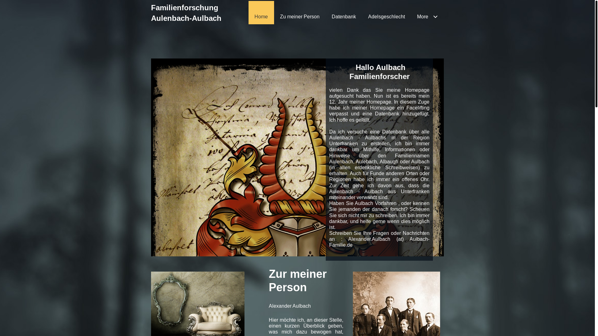 website screenshot of https://aulbach-family.de/