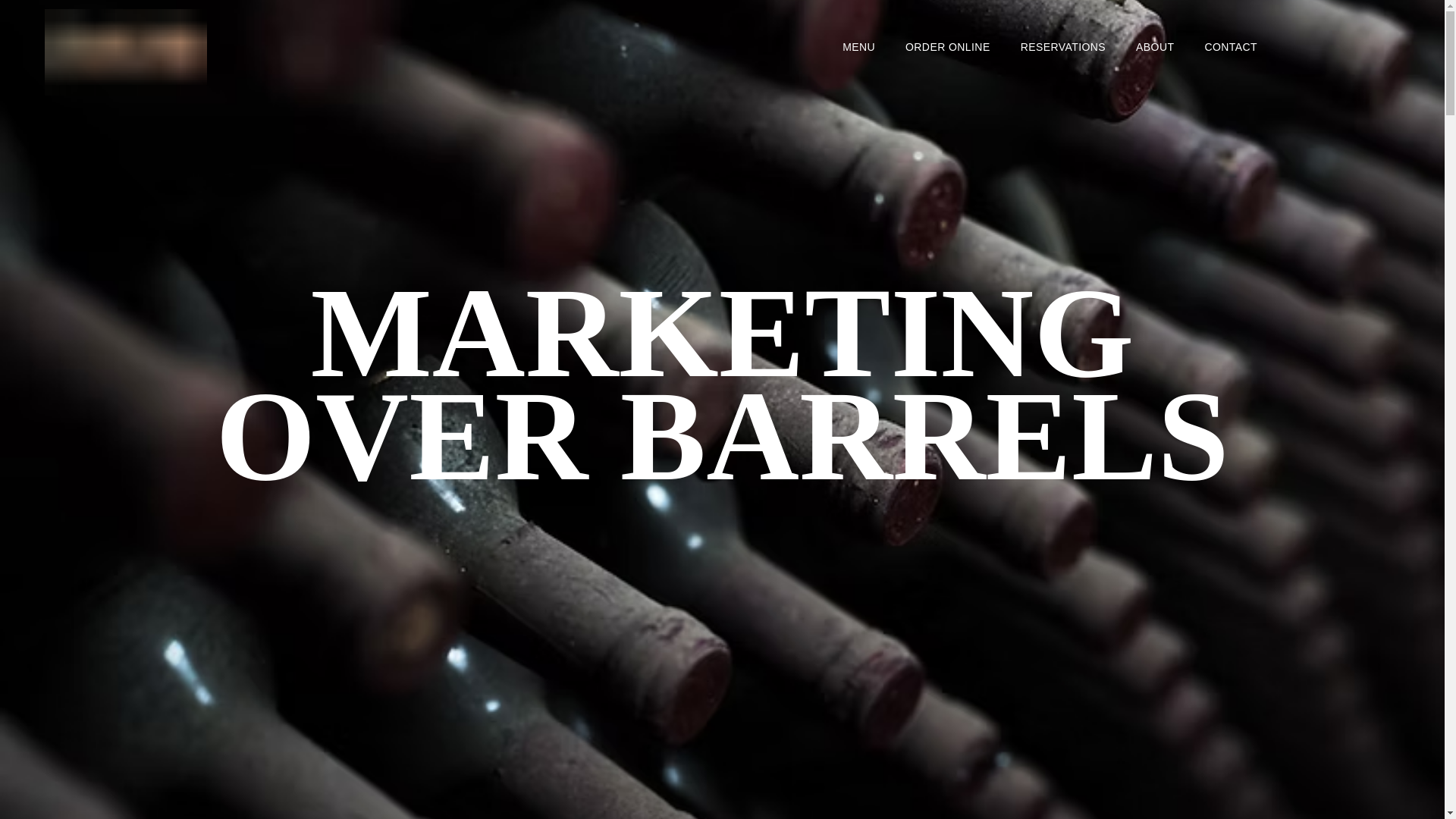 website screenshot of https://marketingoverbarrels.com/
