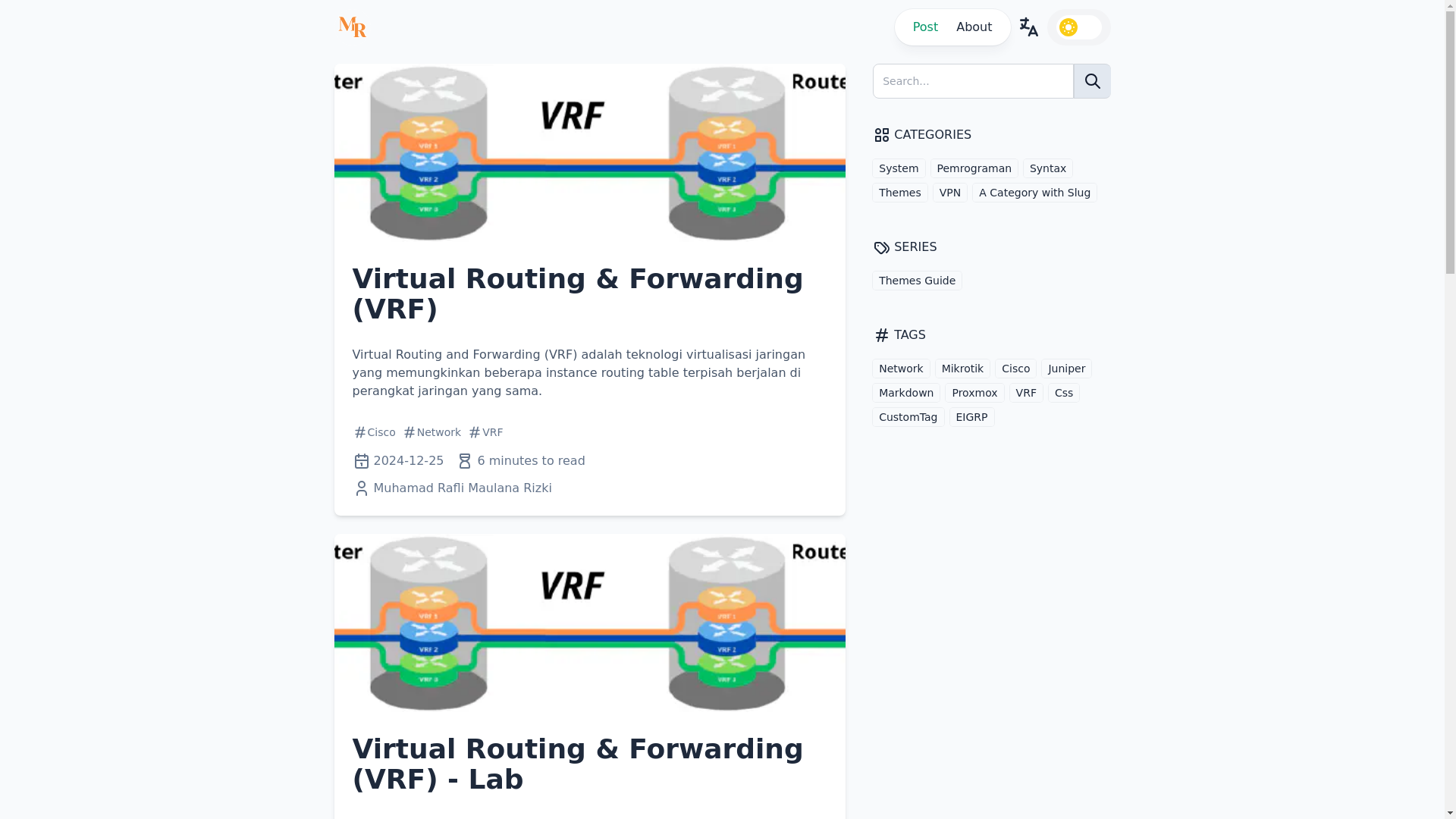 website screenshot of https://raflimaulanarizki.my.id/