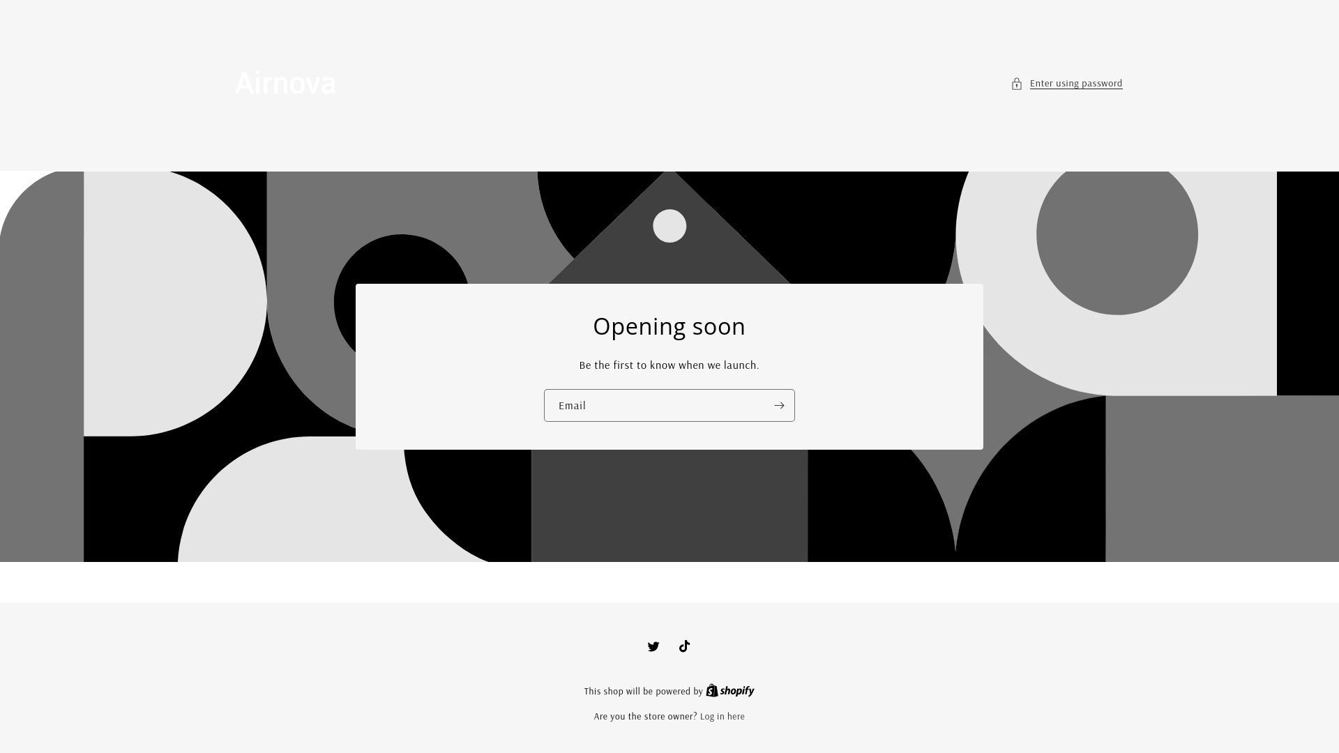 website screenshot of https://airnovaa.shop/