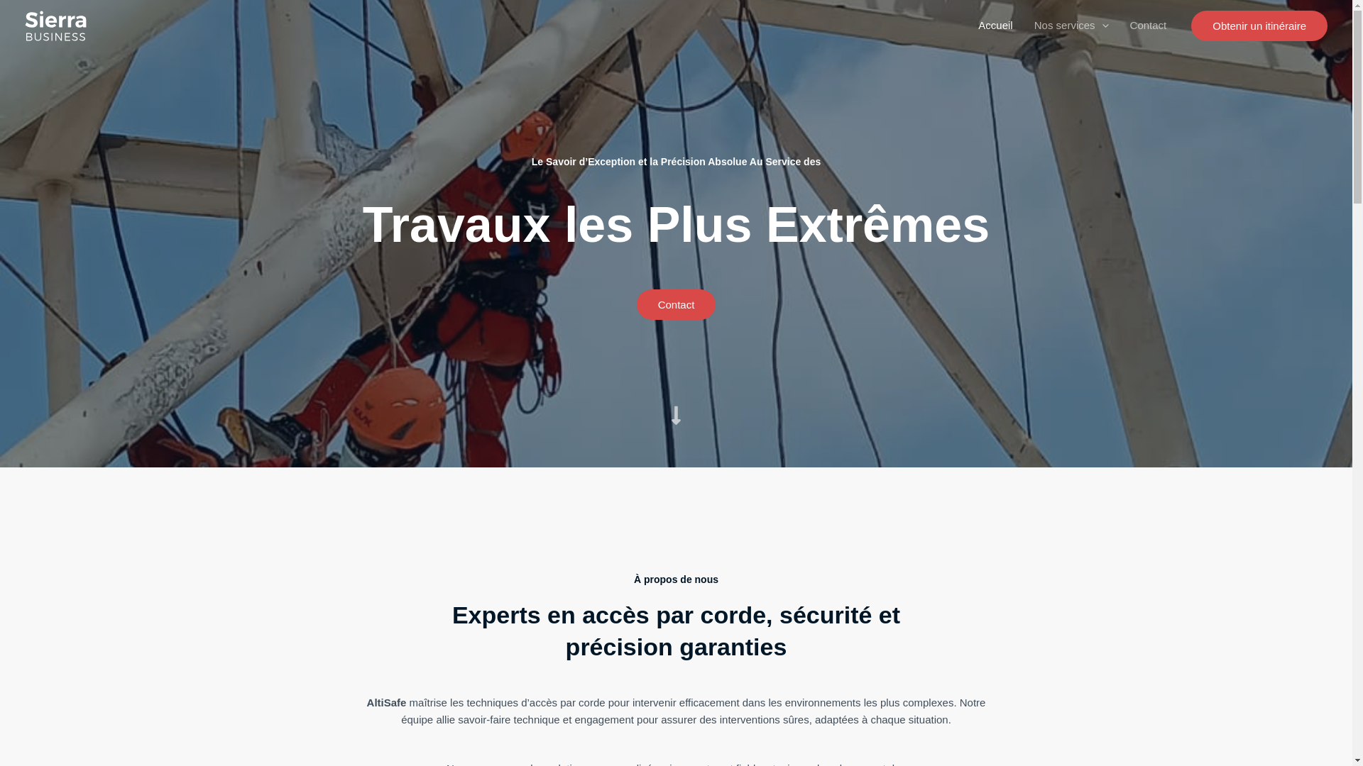 website screenshot of https://altisafe-dz.com/