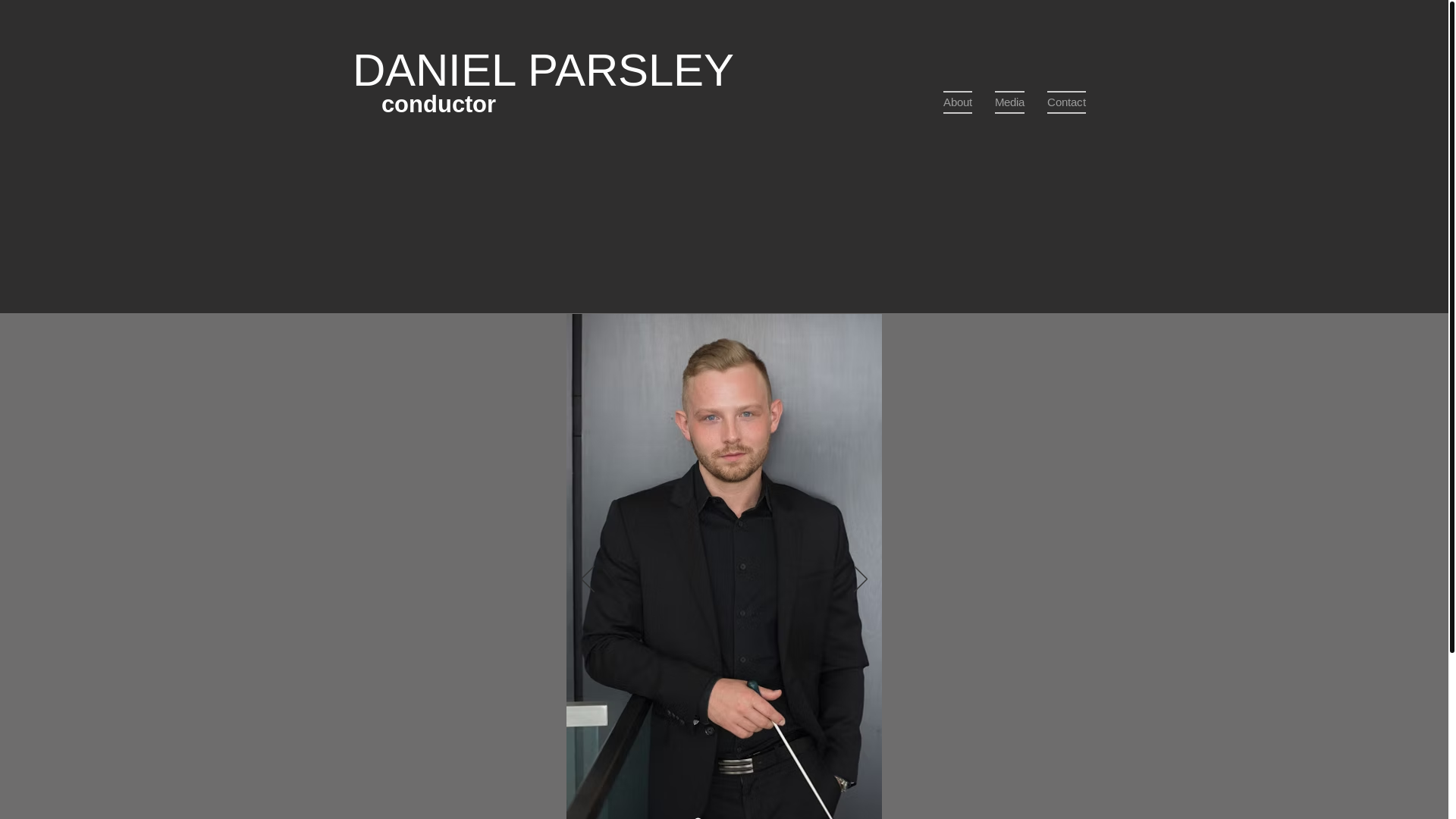 website screenshot of https://danielparsley.com/