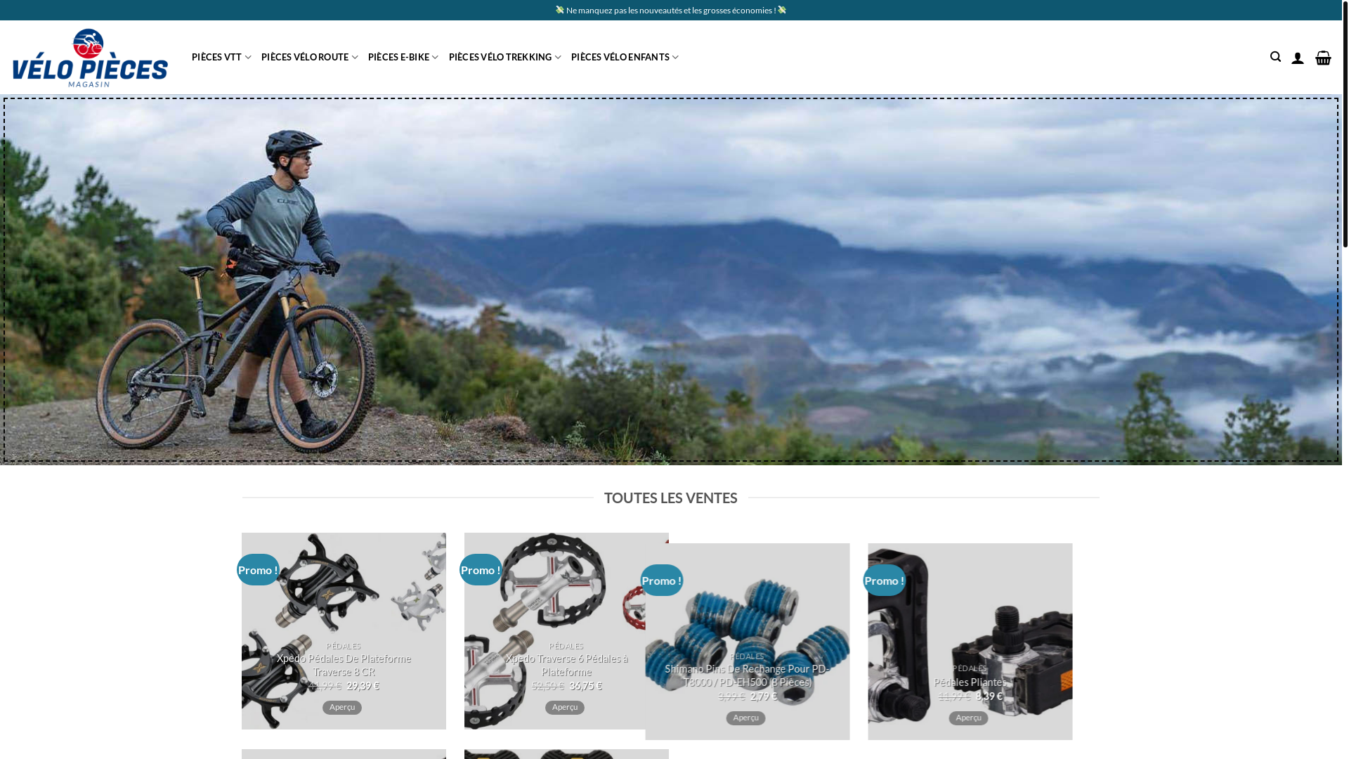 website screenshot of https://piecesvelopromo.com/