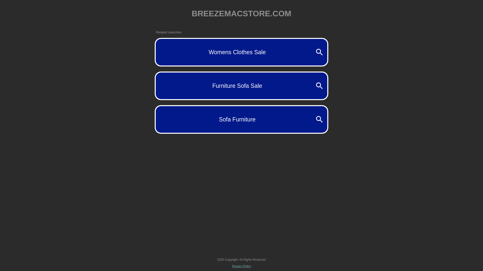website screenshot of https://breezemacstore.com/
