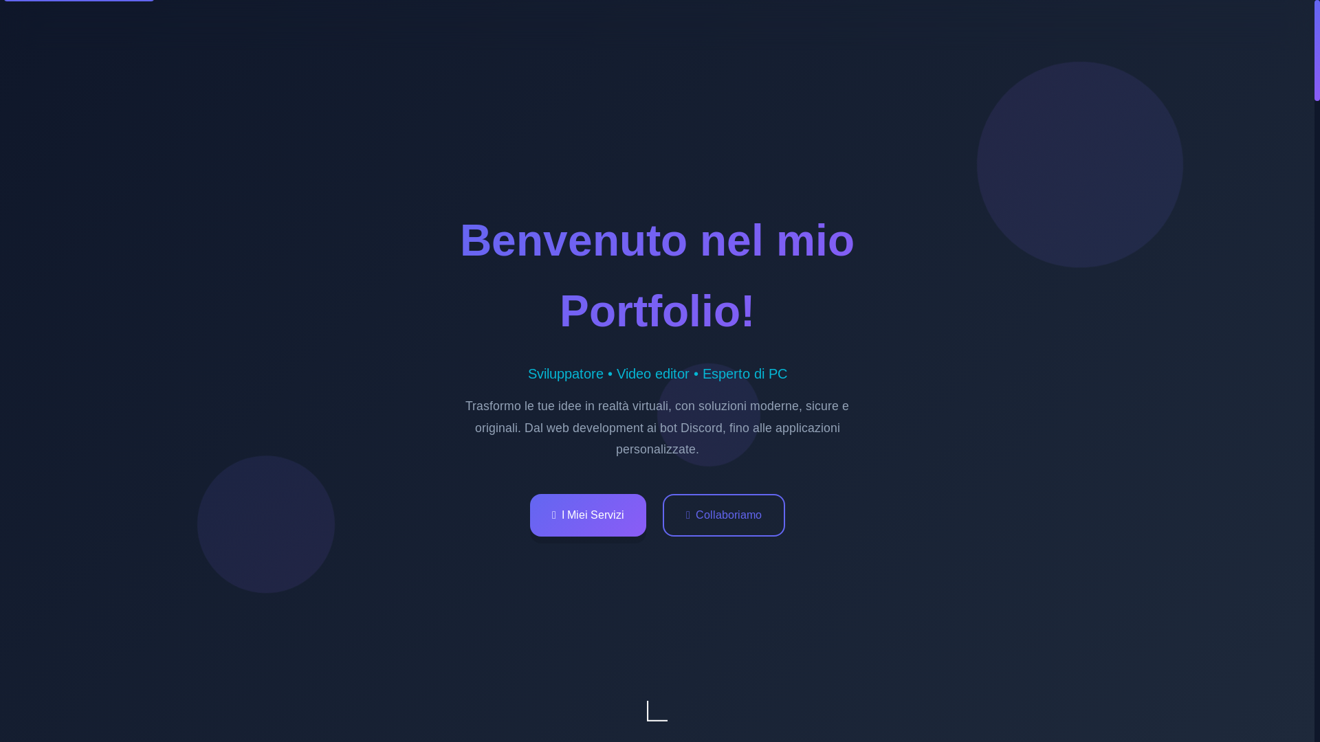 website screenshot of https://crystianyyt.it/
