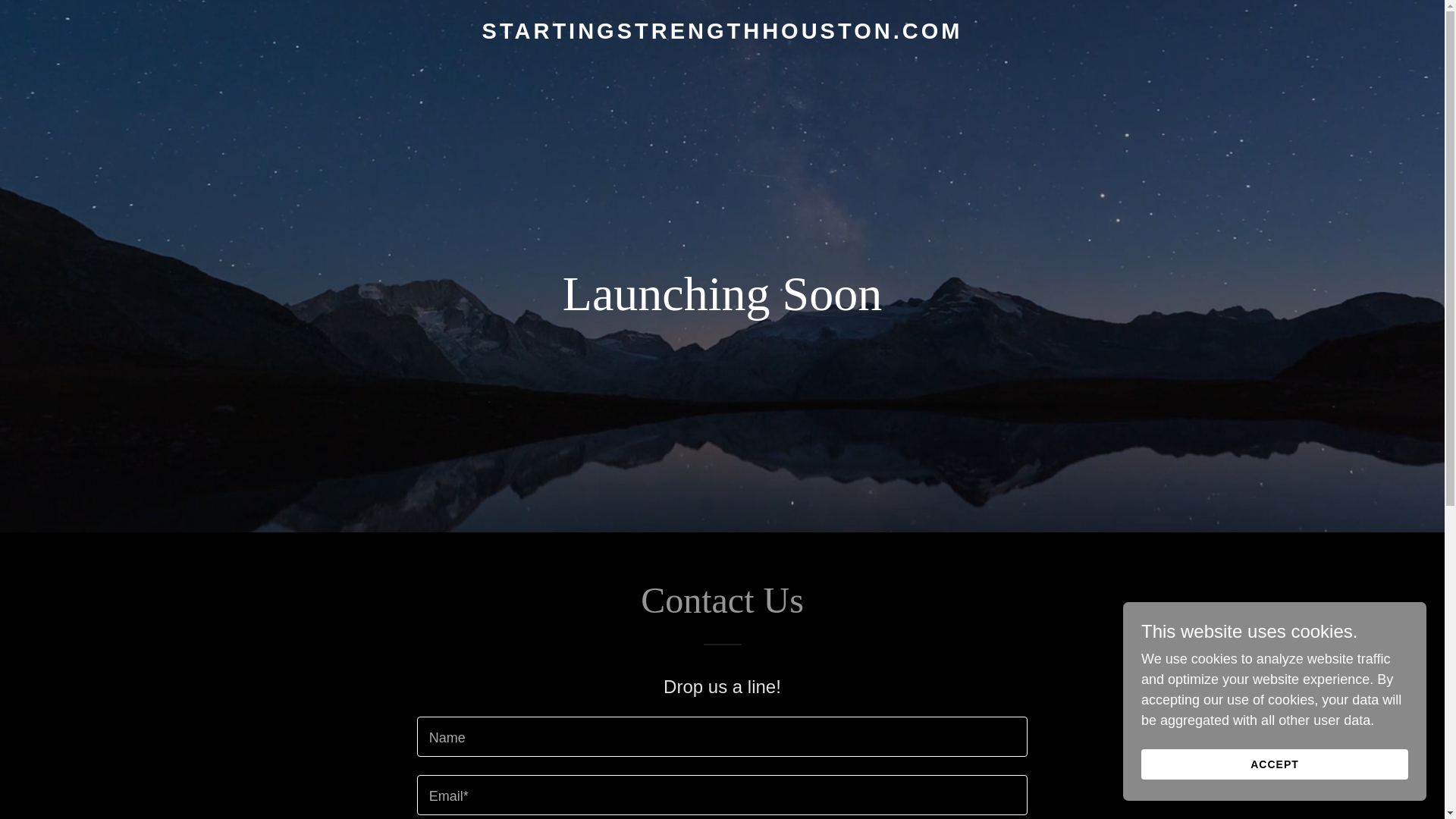 website screenshot of https://startingstrengthhouston.com/