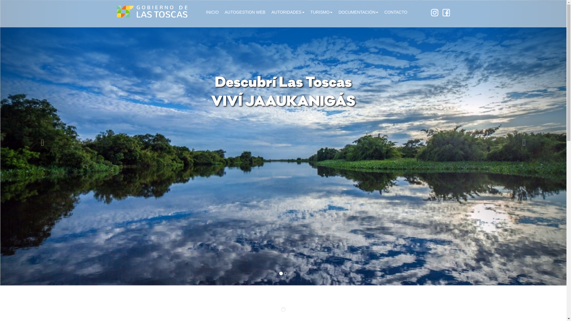 website screenshot of https://lastoscas.gob.ar/