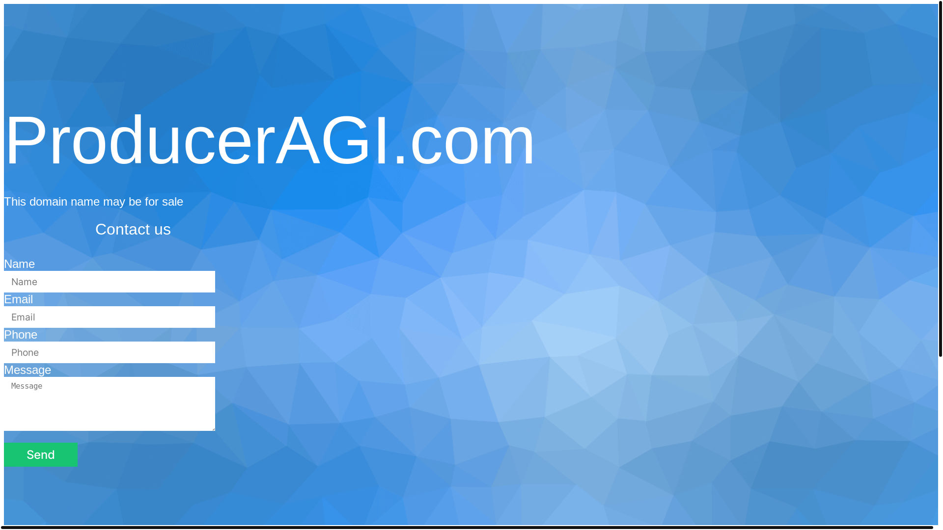 website screenshot of https://produceragi.com/