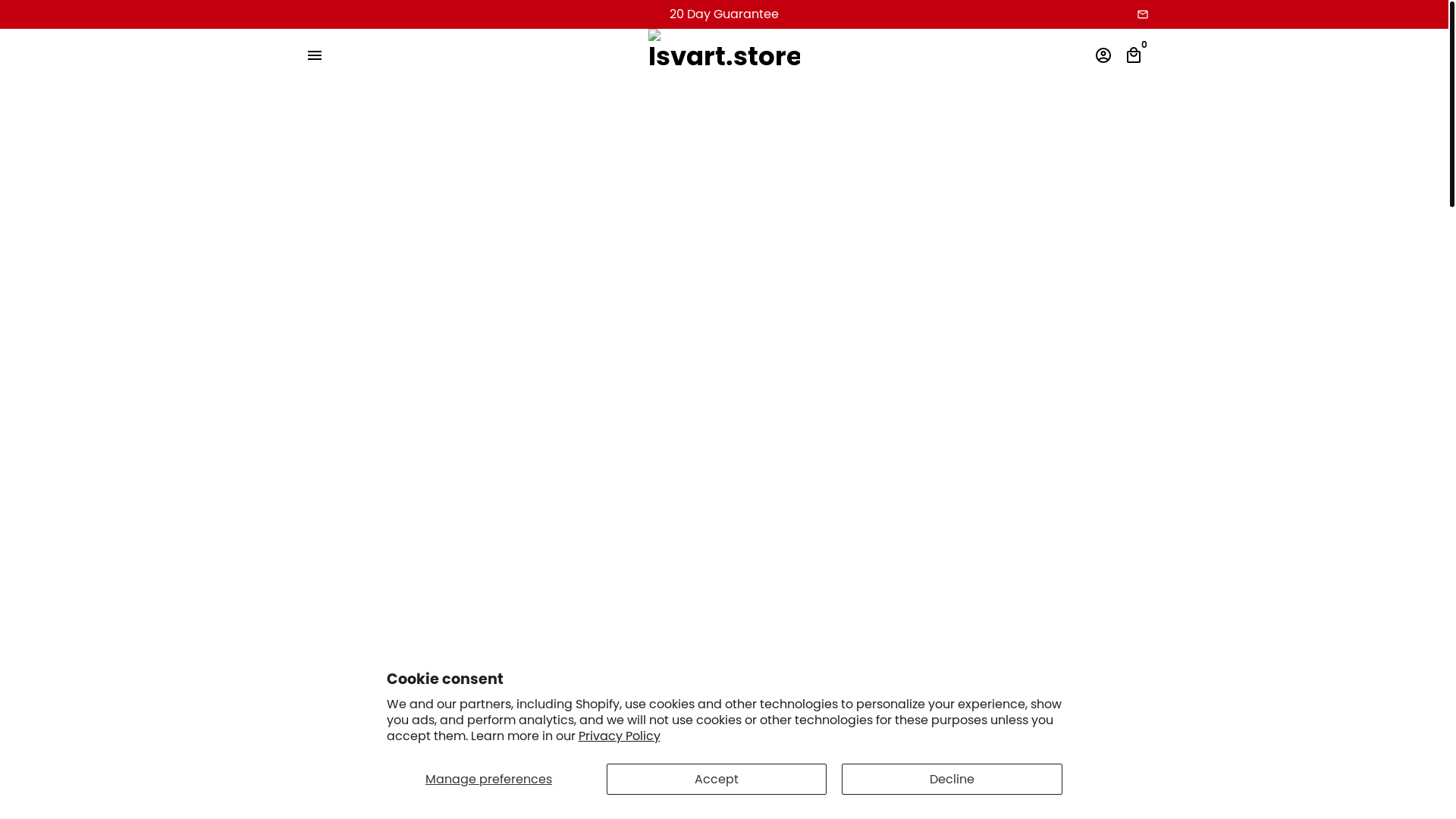 website screenshot of https://lsvar.store/