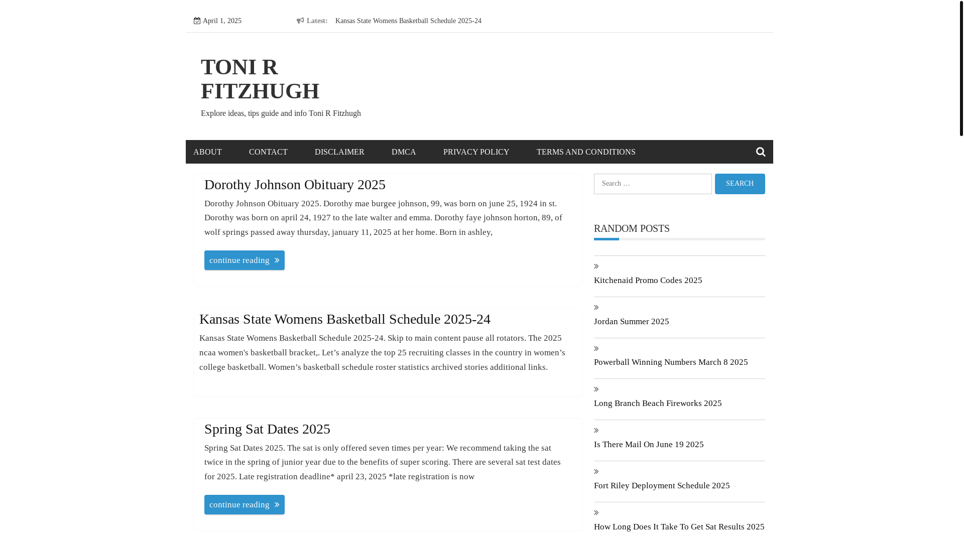 website screenshot of https://tonirfitzhugha.pages.dev/