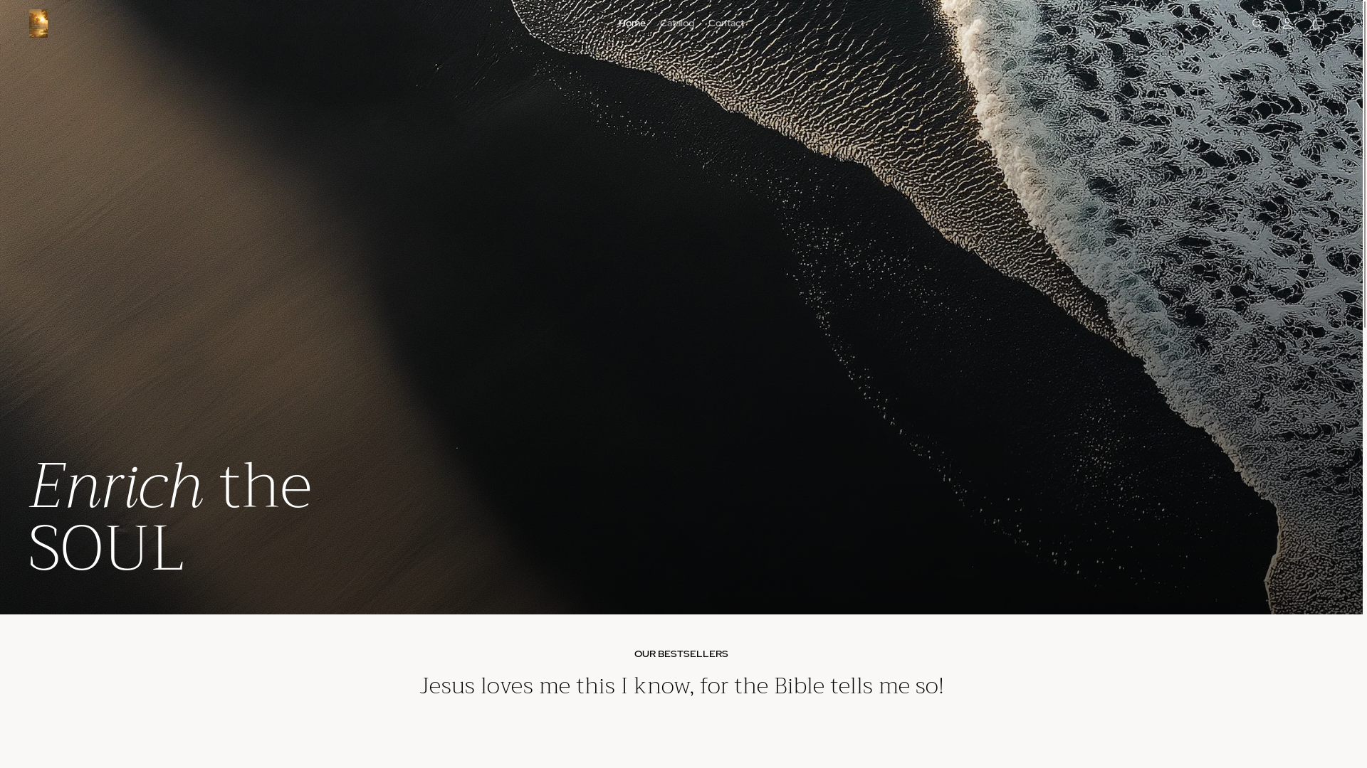 website screenshot of https://yeshuamyking.com/