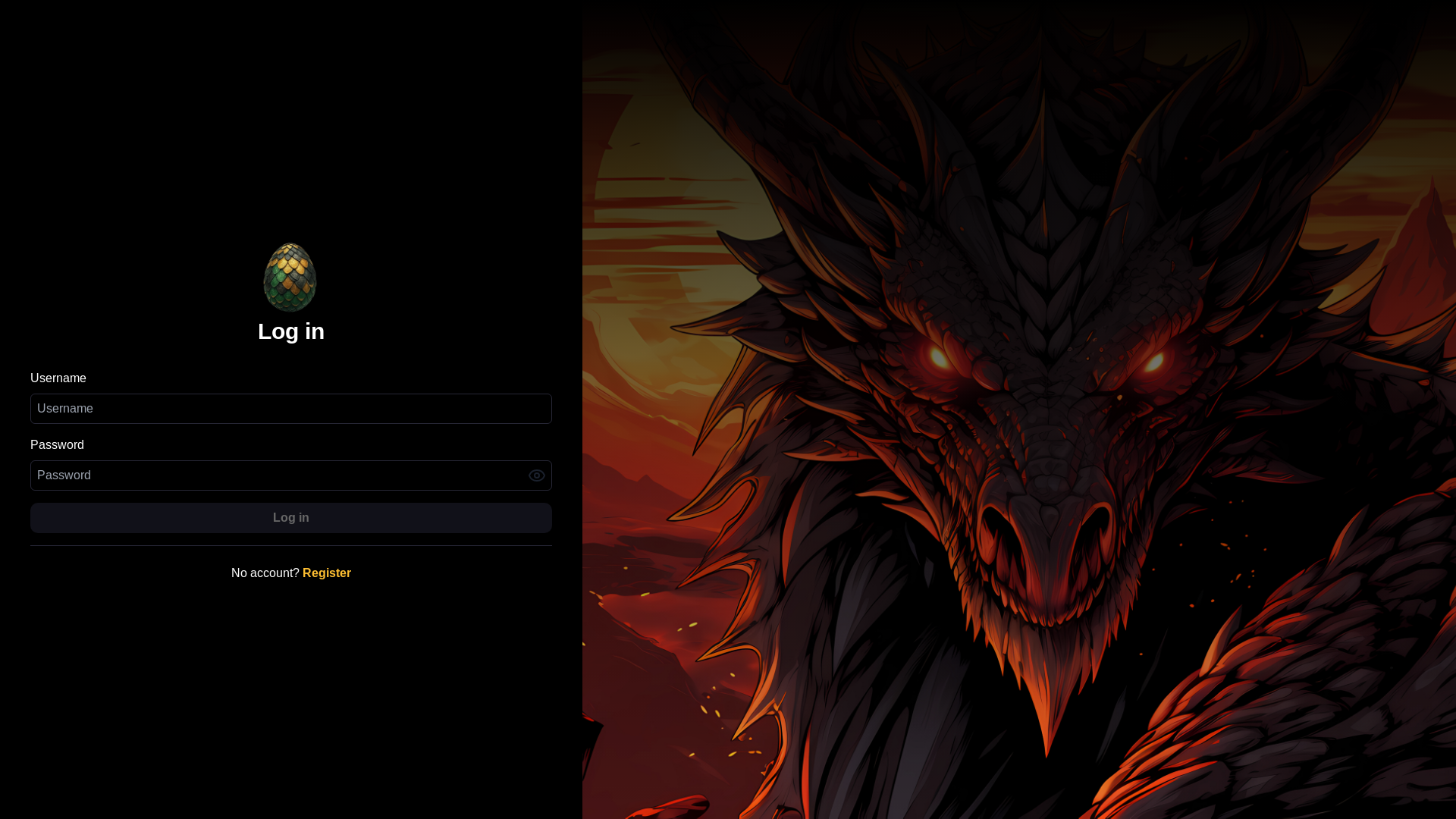 website screenshot of https://admin-dragon-egg.pages.dev/