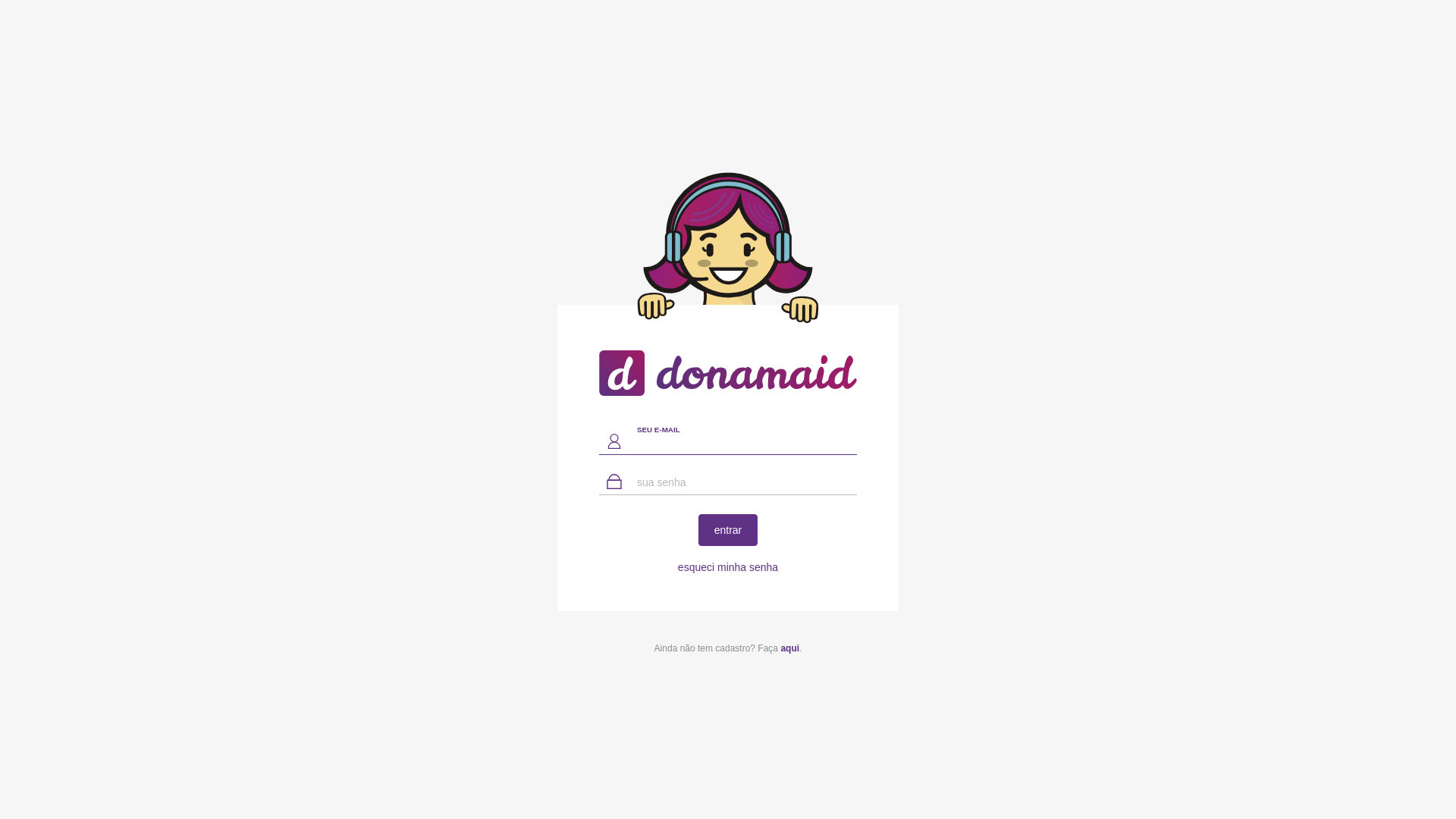website screenshot of https://donamaid-cliente-development.pages.dev/