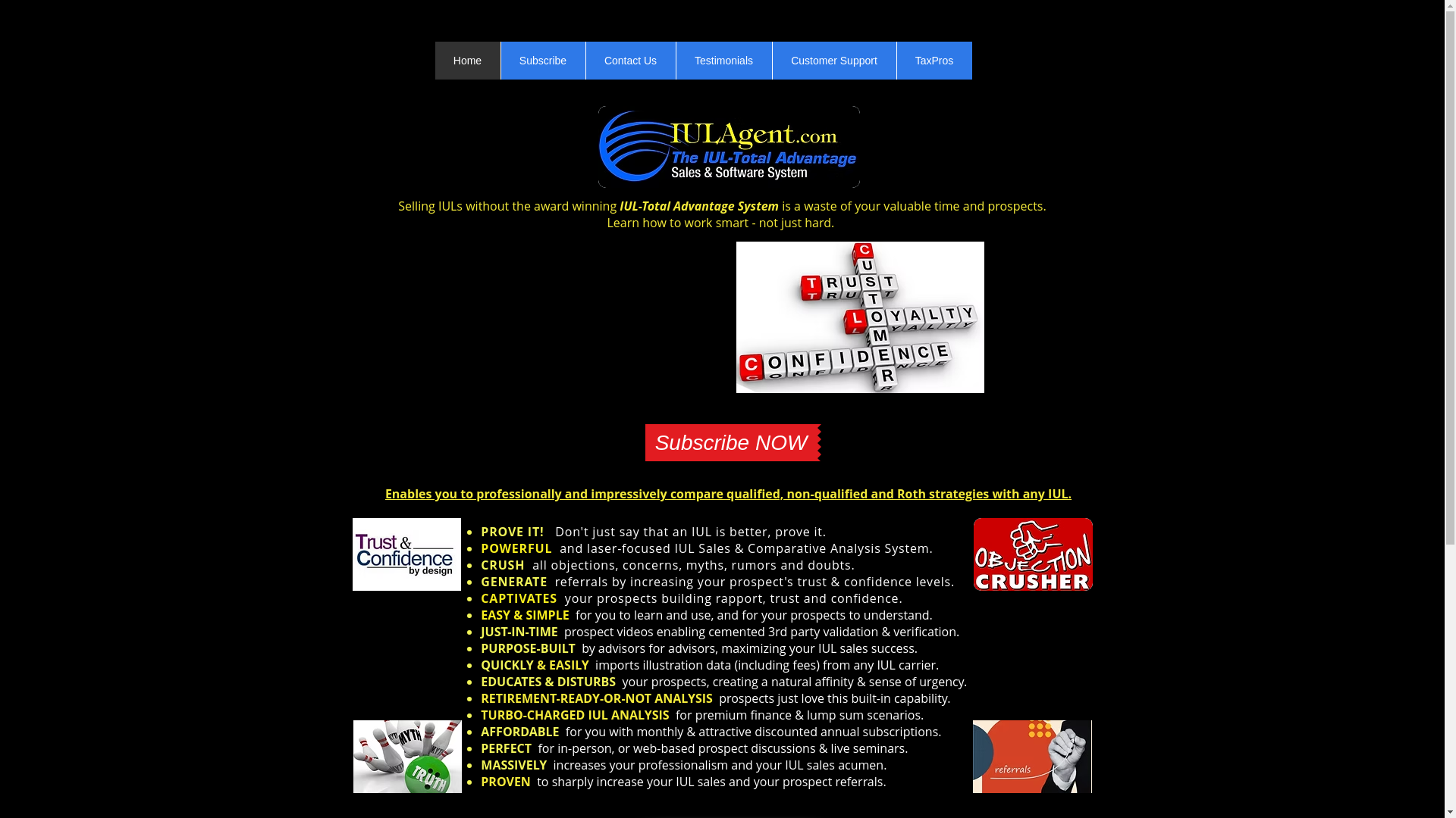 website screenshot of https://iulagent.info/